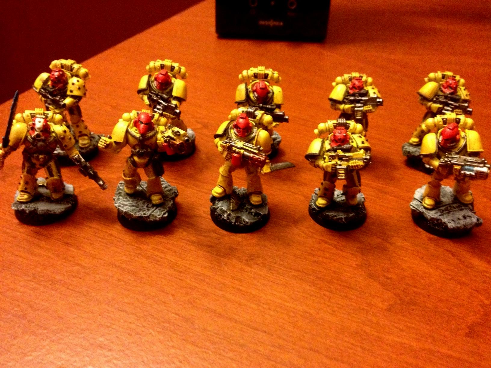 Imperial Fists, Siege Of Terra, Space Marines, Sternguards, Veteran
