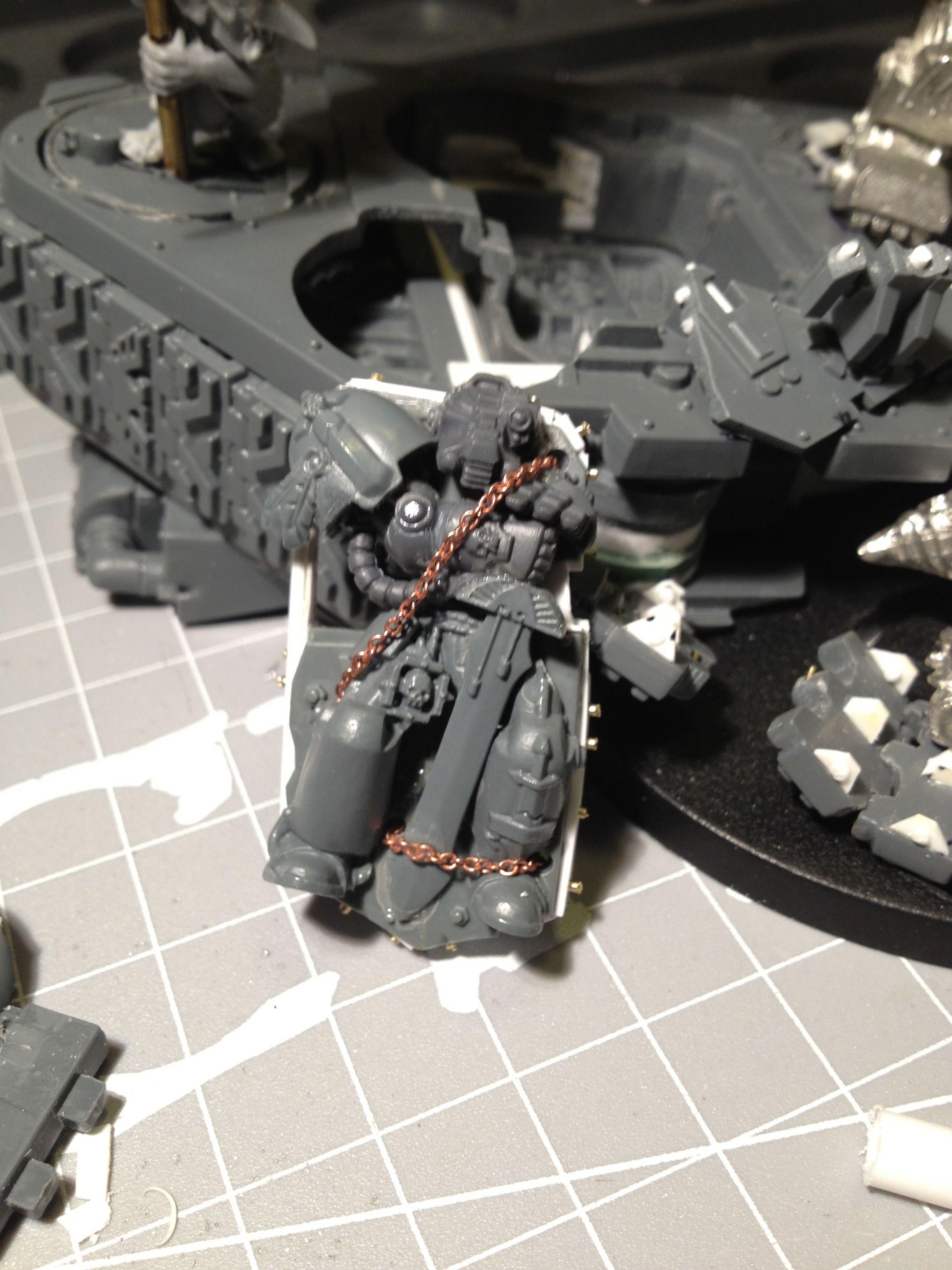 Da Dark Angelz, Orks, Warboss, Work In Progress