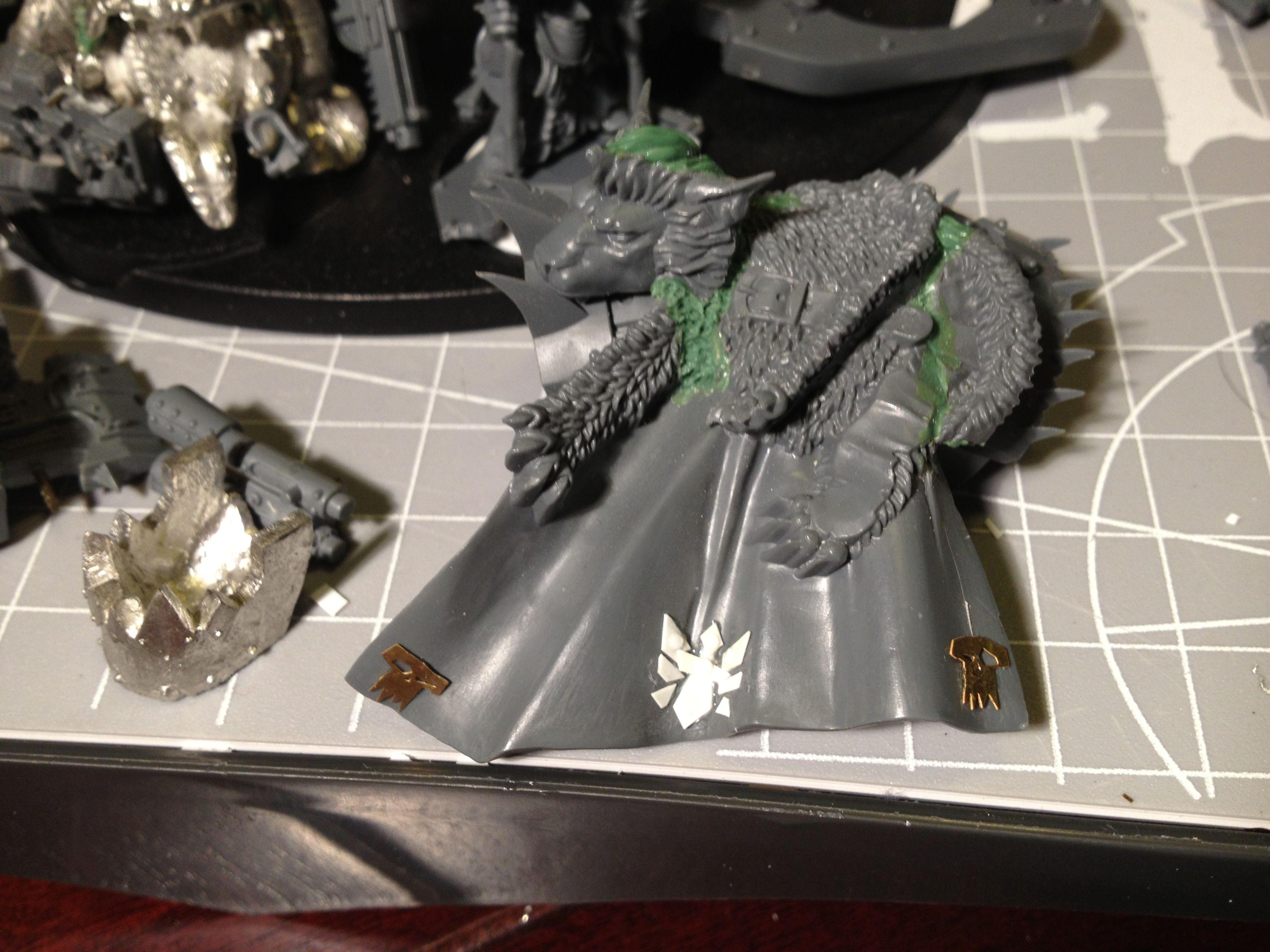 Da Dark Angelz, Orks, Warboss, Work In Progress