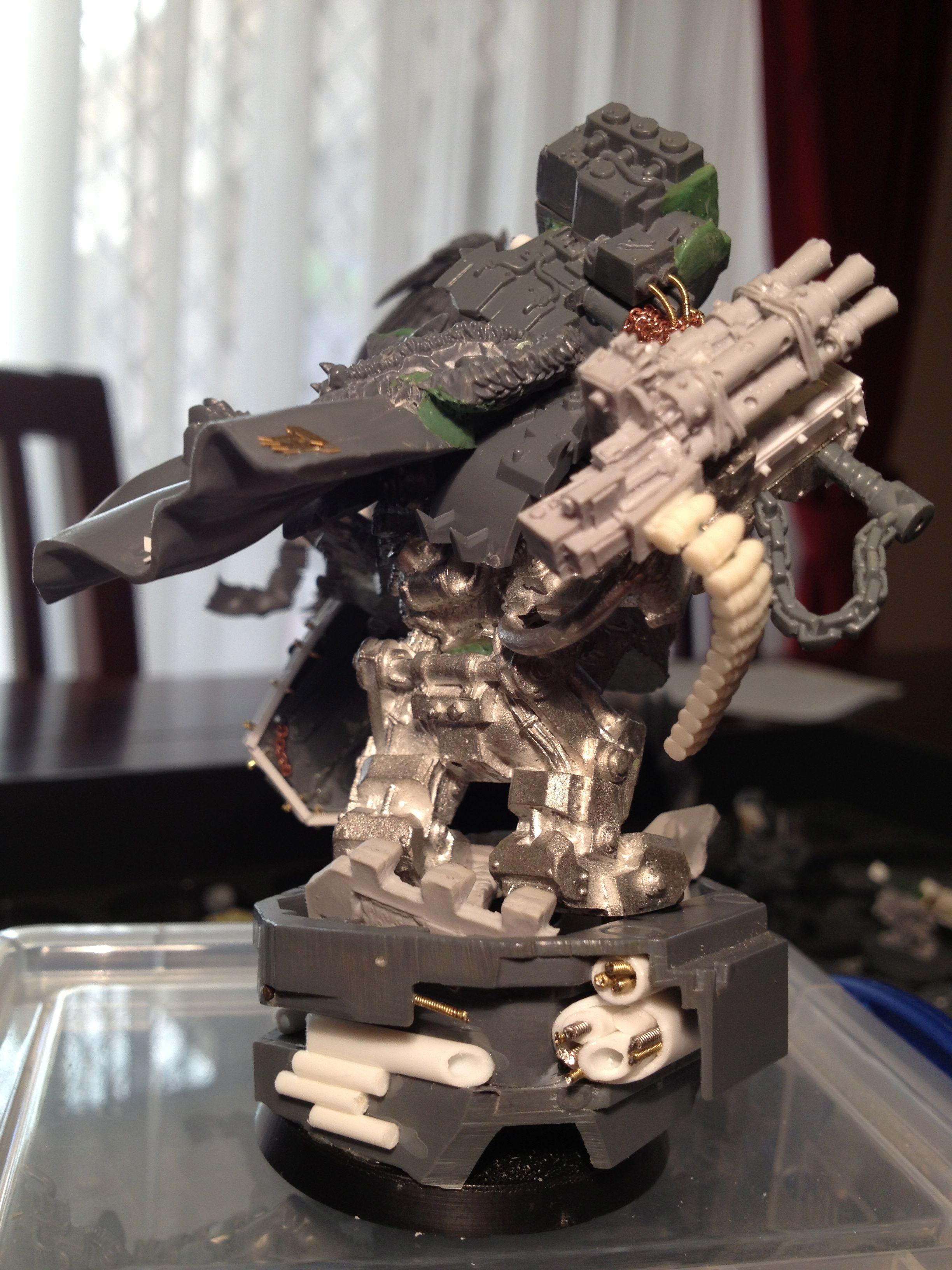 Da Dark Angelz, Orks, Warboss, Work In Progress