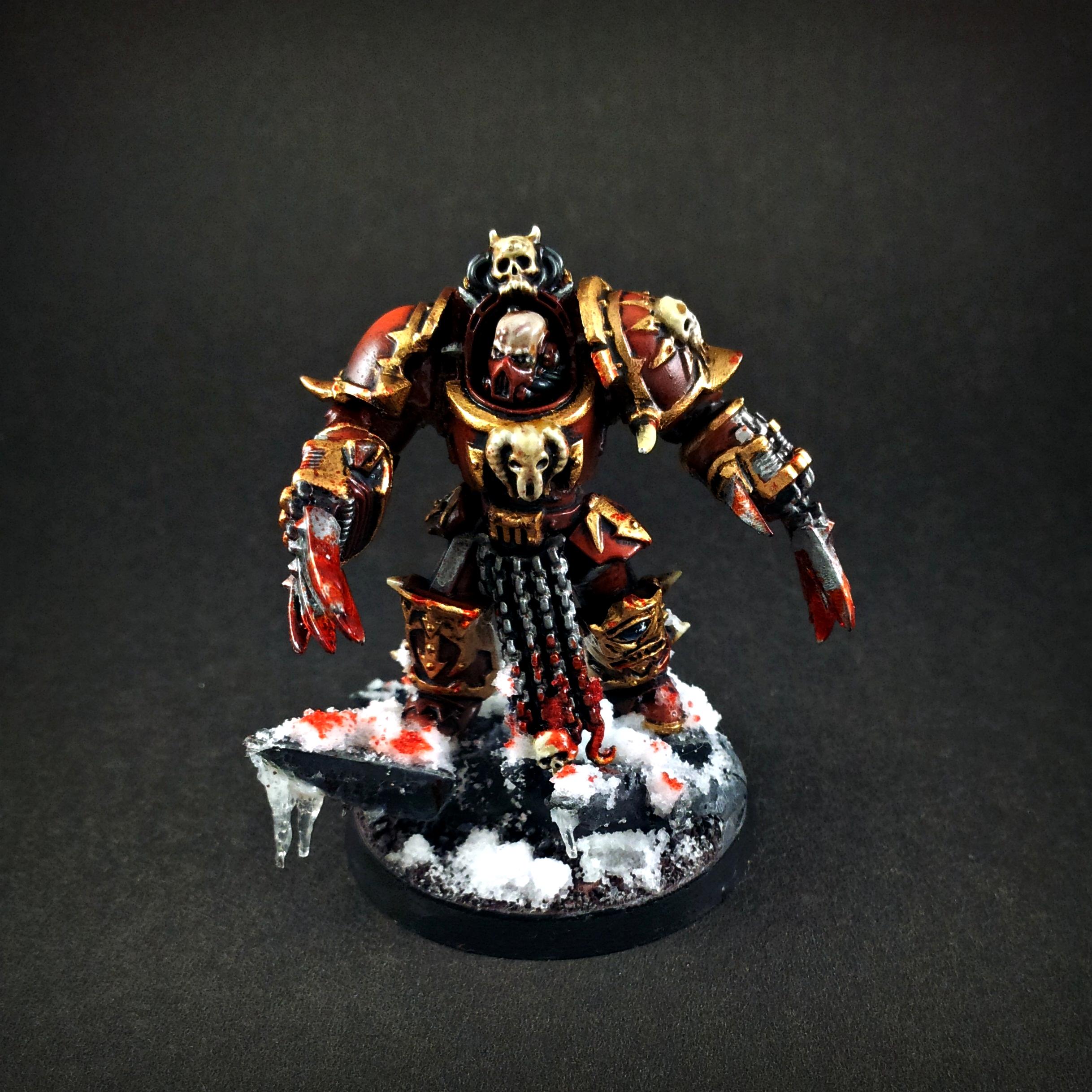 Airbrush, Blood, Chaos, Icicle, Khorne, Lord, Snow, Terminator Armor