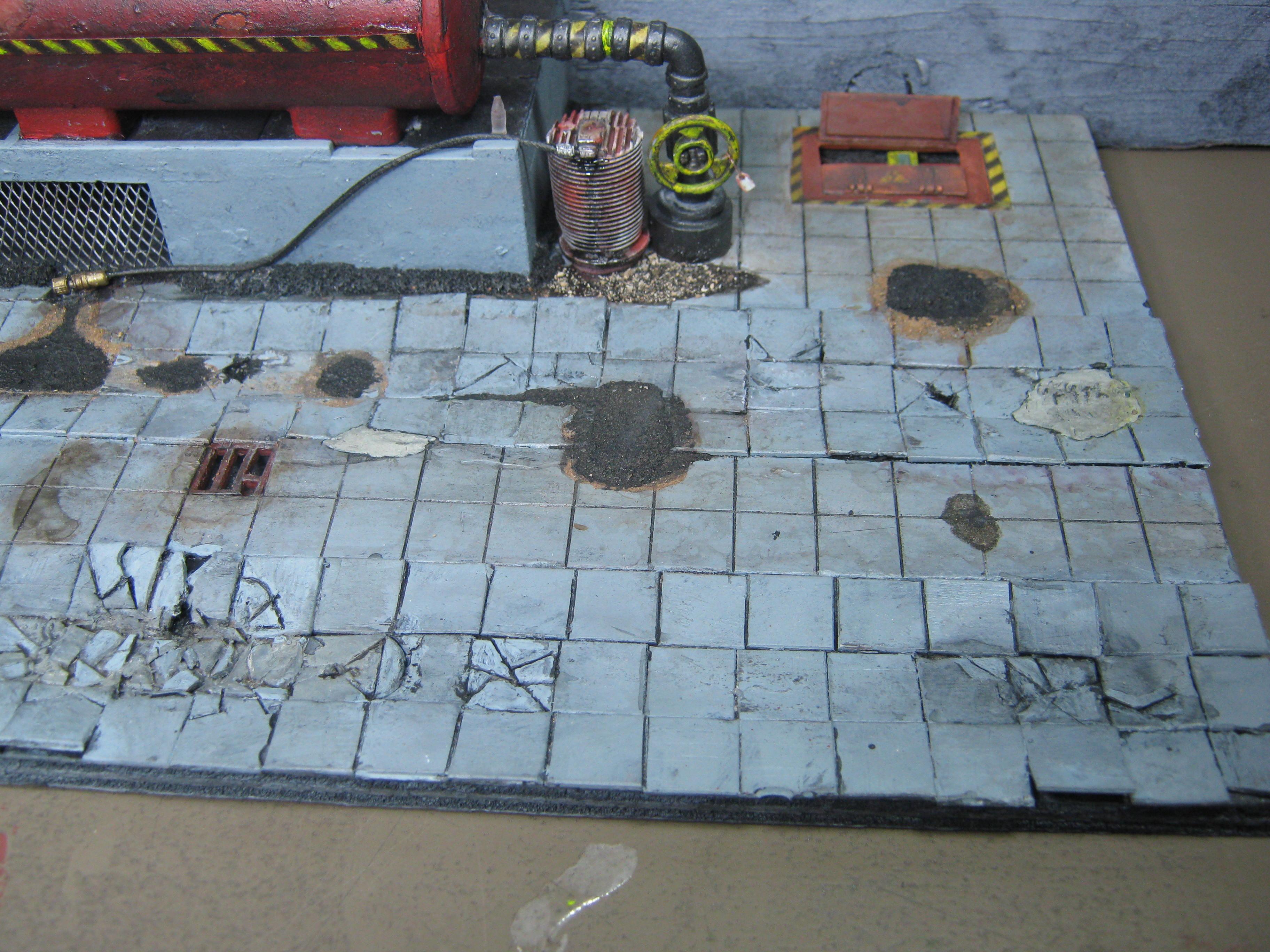 Necromunda, Road, Rust Effect, Scratch Build, Terrain, Warhammer 40,000