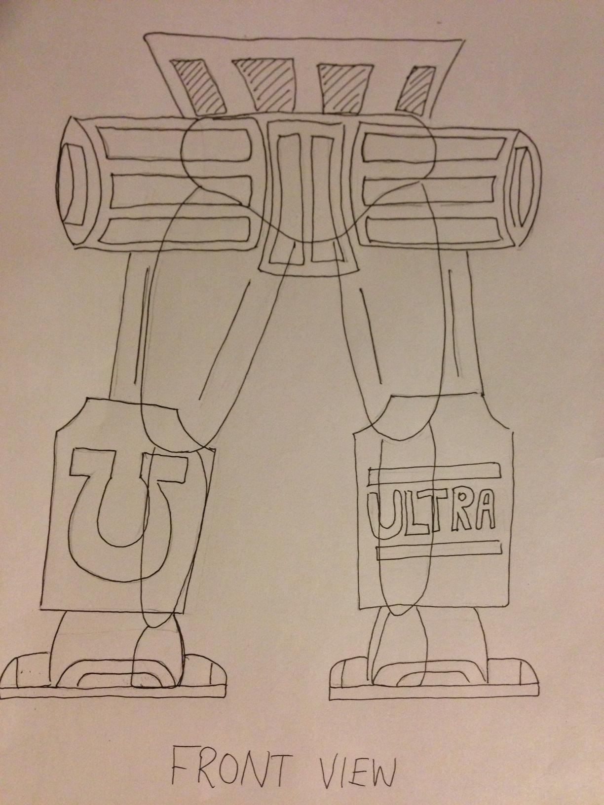 An idea for the front of the legs
