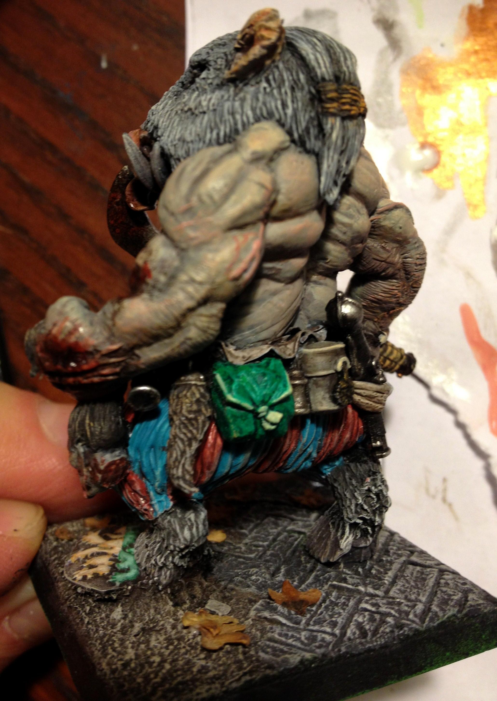 Bear, Man, Pig, manboar