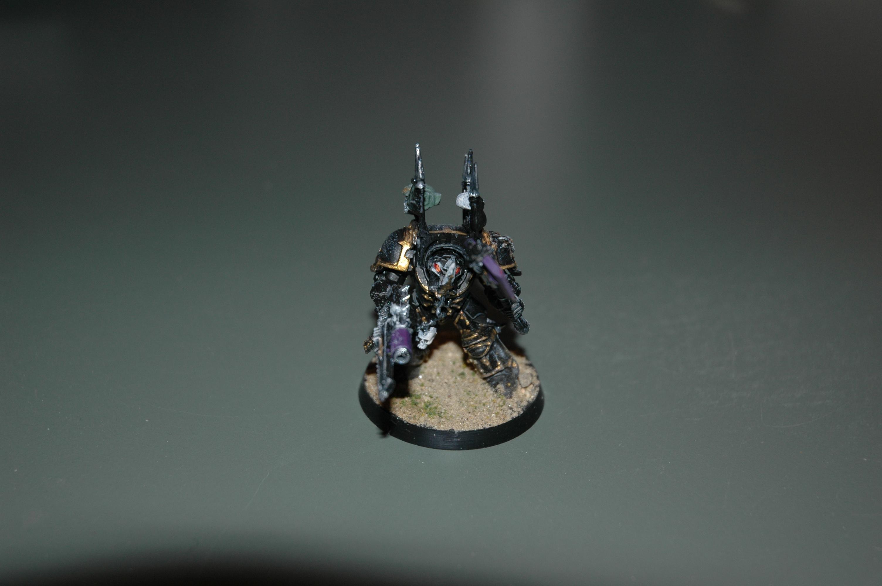 Black, Chaos, Combi Melta, Legion, Terminator Armor, Wet Blend