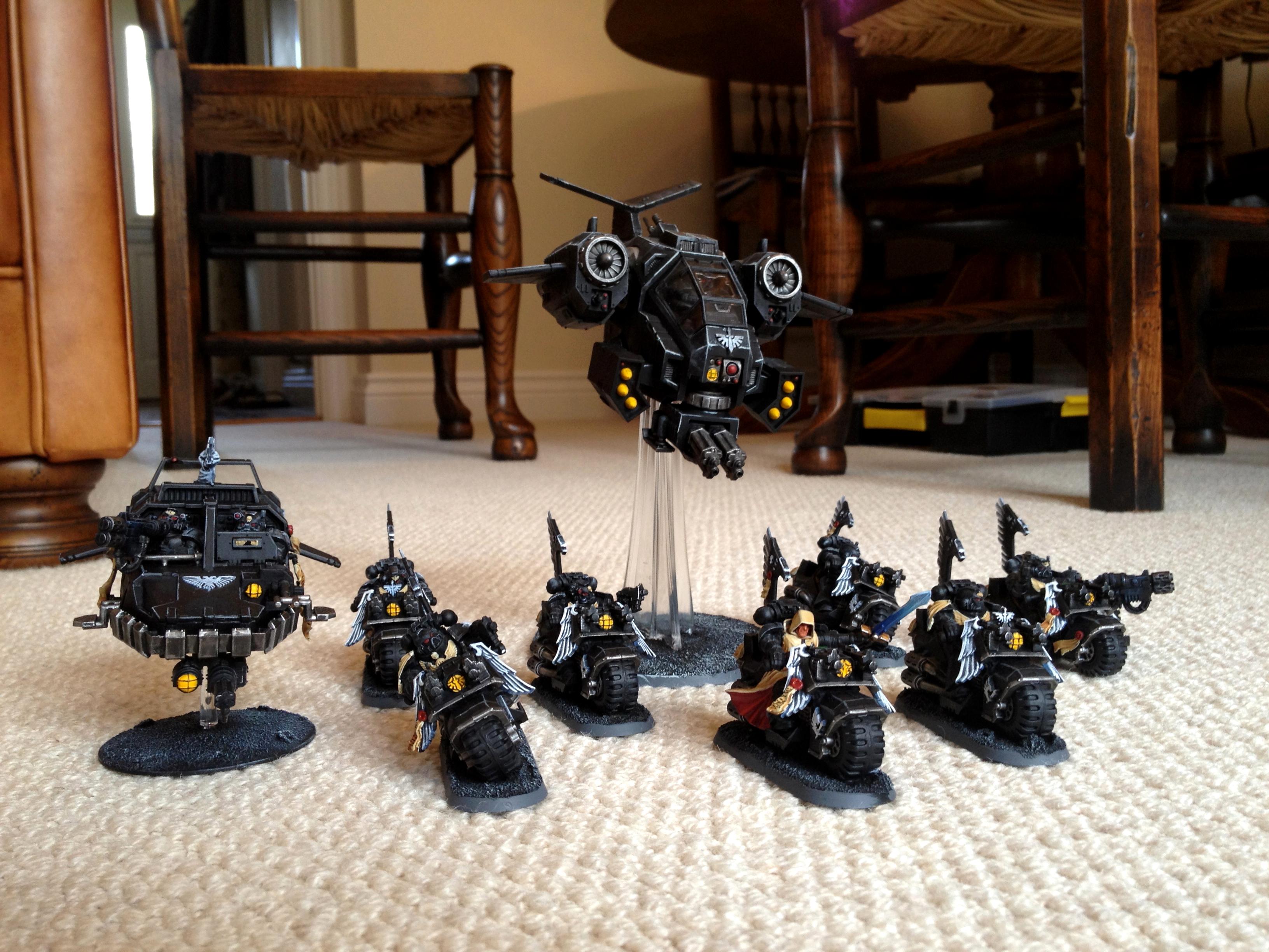 Dark Angels, Deathwing, Greenwing, Ravenwing