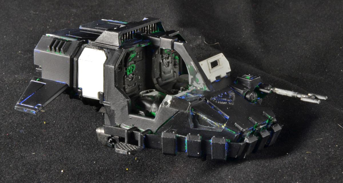 Land Speeder Typhoon, Mantis Warriors, Space Marines, Warhammer 40,000, Work In Progress