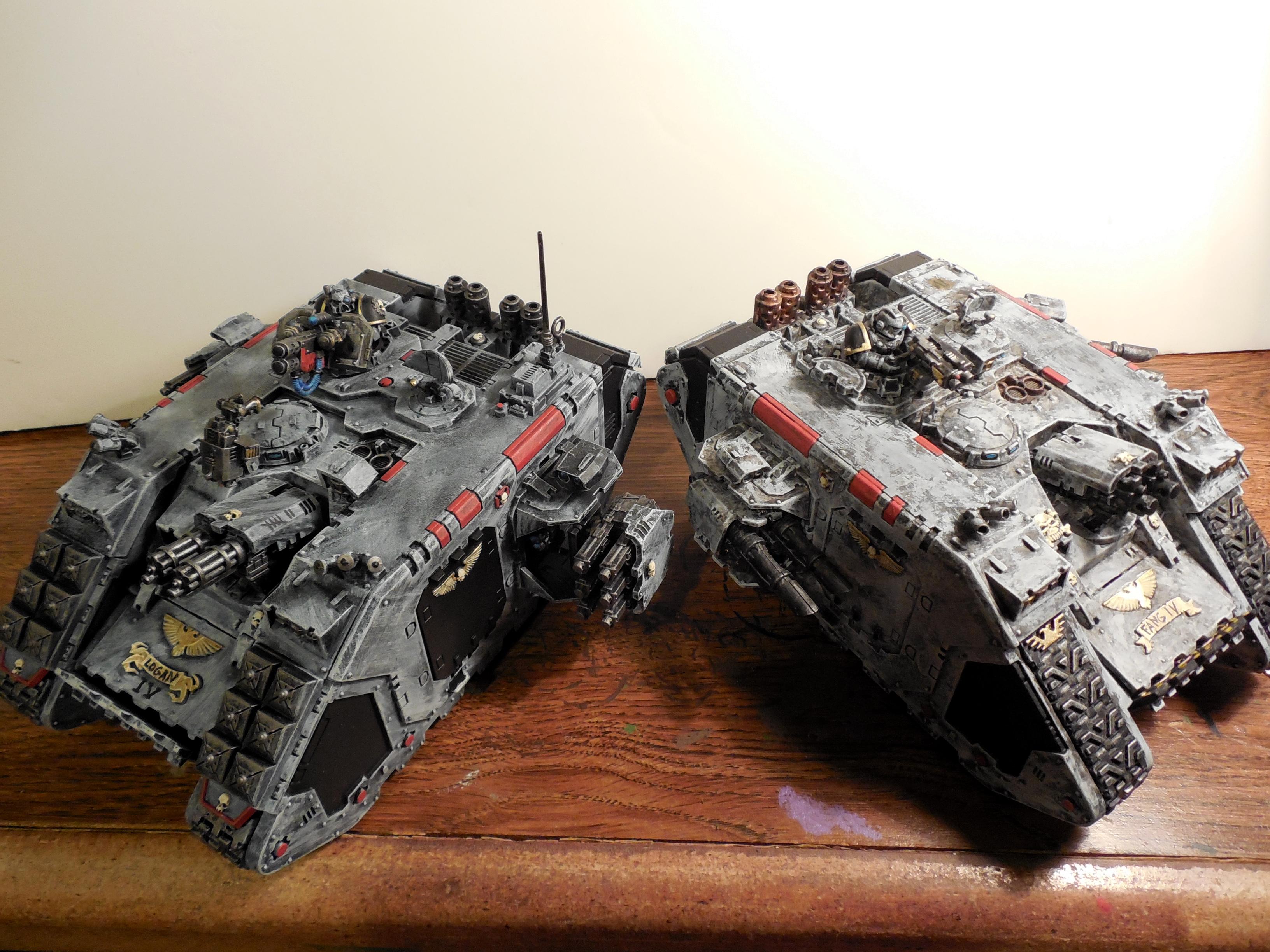 Grey Hunters, Land Raider, Long Fangs, Ragnar Blackmane, Russ, Space Marines