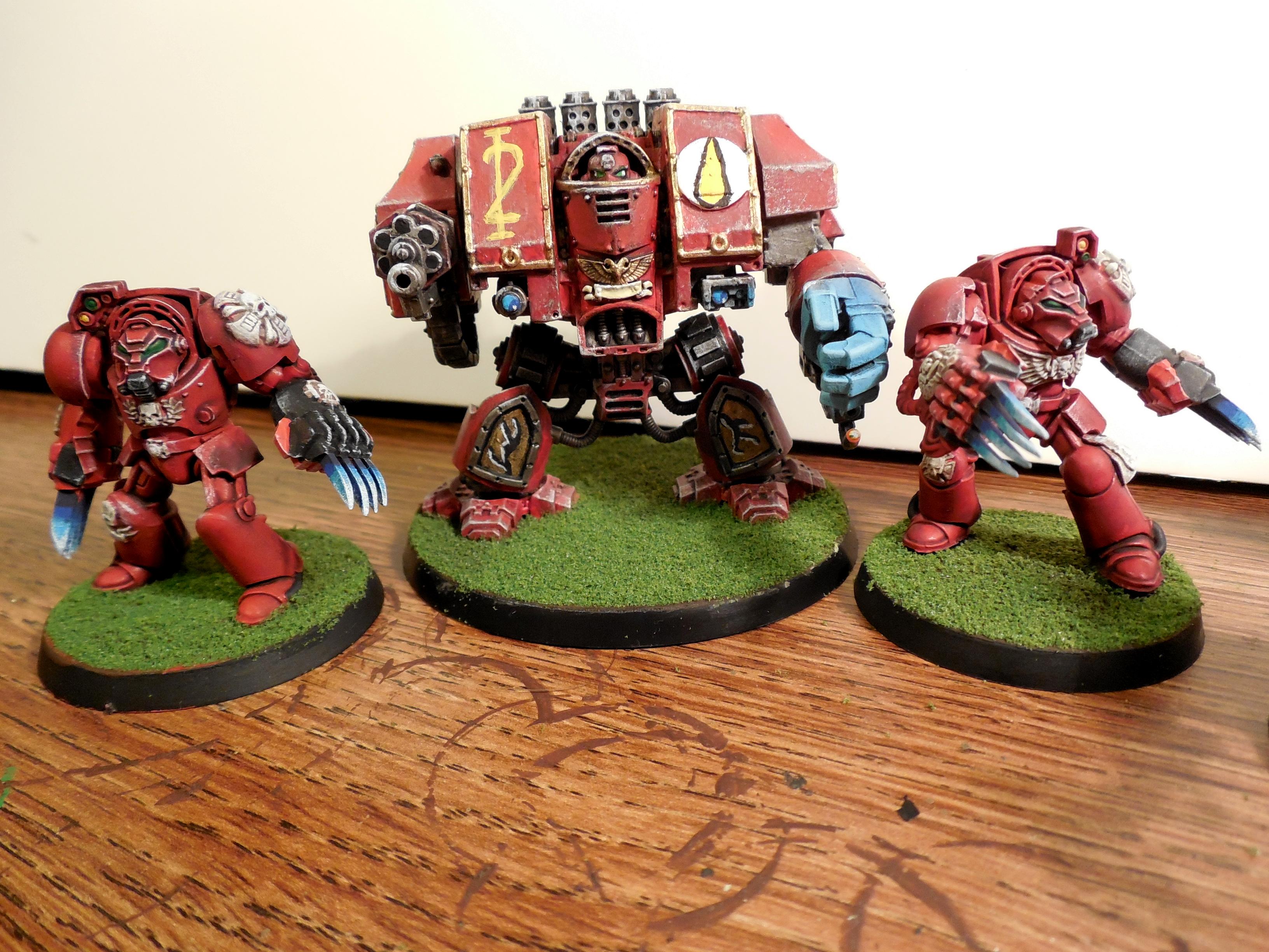 2nd Company Blood Angels, Blood Angels, Captain Aphiel, Dreadnought, Land Raider, Mephiston, Scratch Built Land Raiders, Space Marines, Storm Raven, The Blooded