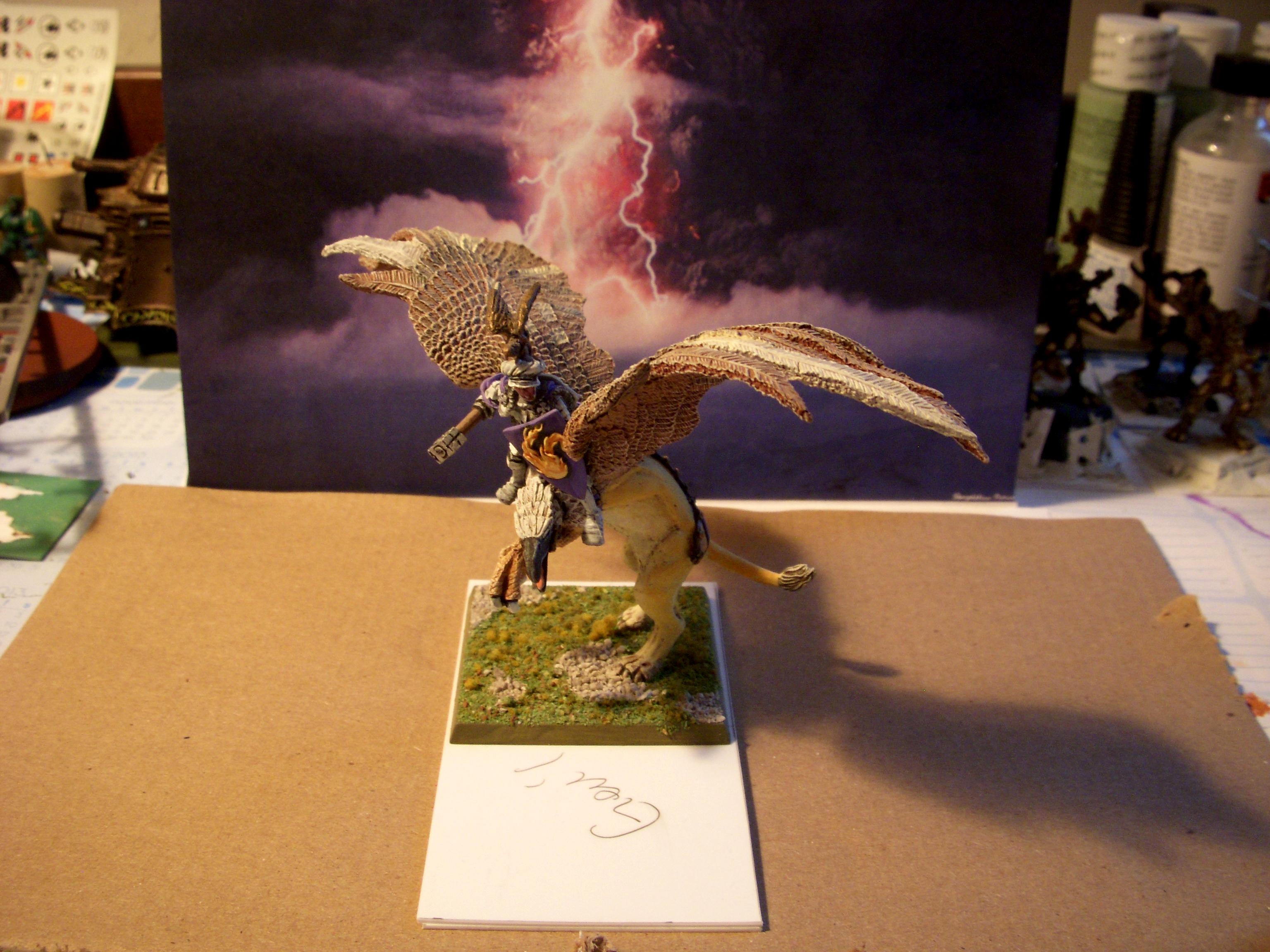 #genstudy, Empire, Griffin, Mounted Warrior, Warhammer Fantasy, Wfb