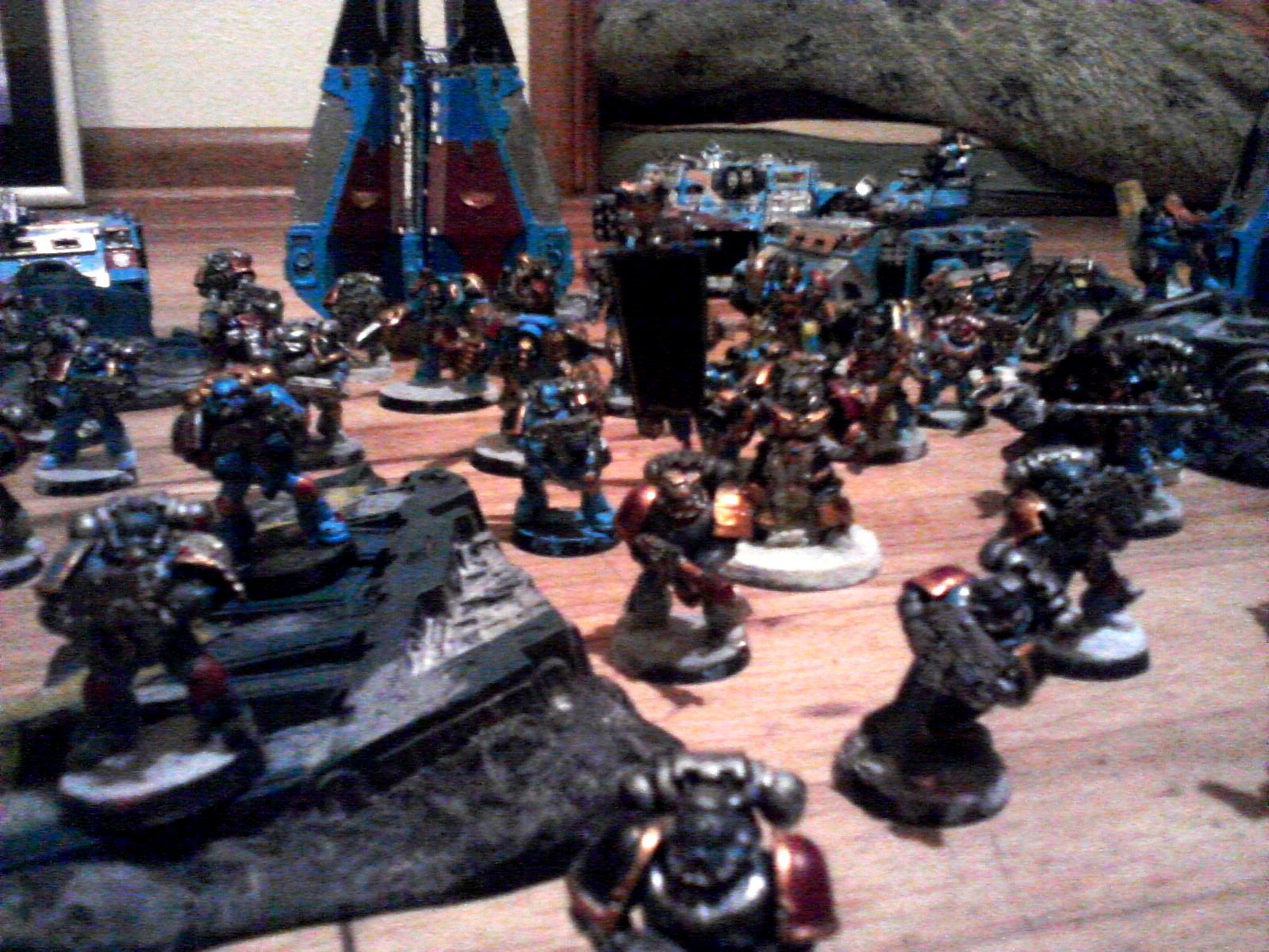 Company, Drop Pods, Land Raider, Space Marines, Space Wolfs