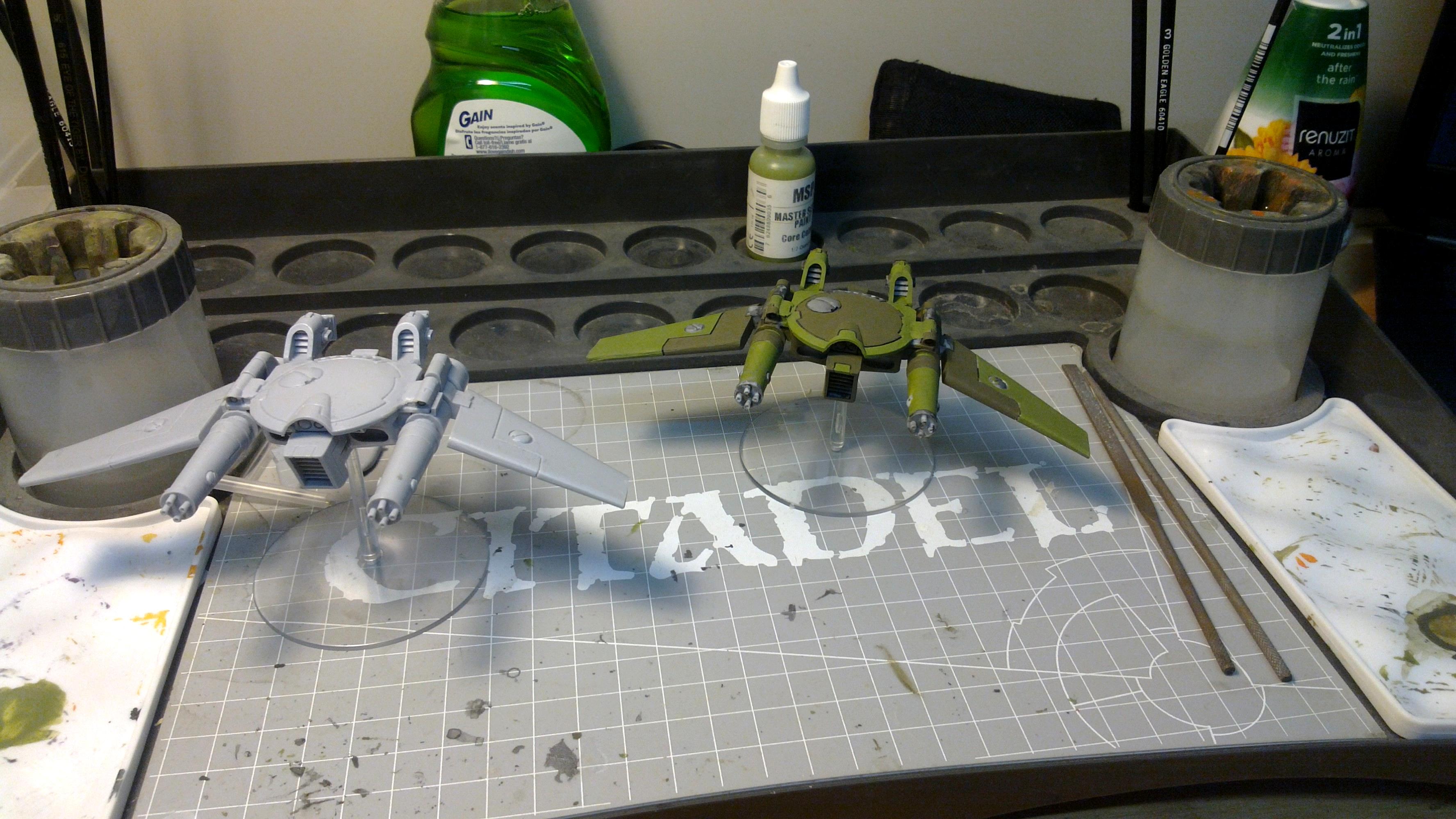 Drone, Flyer, Remora, Snipers, Tau
