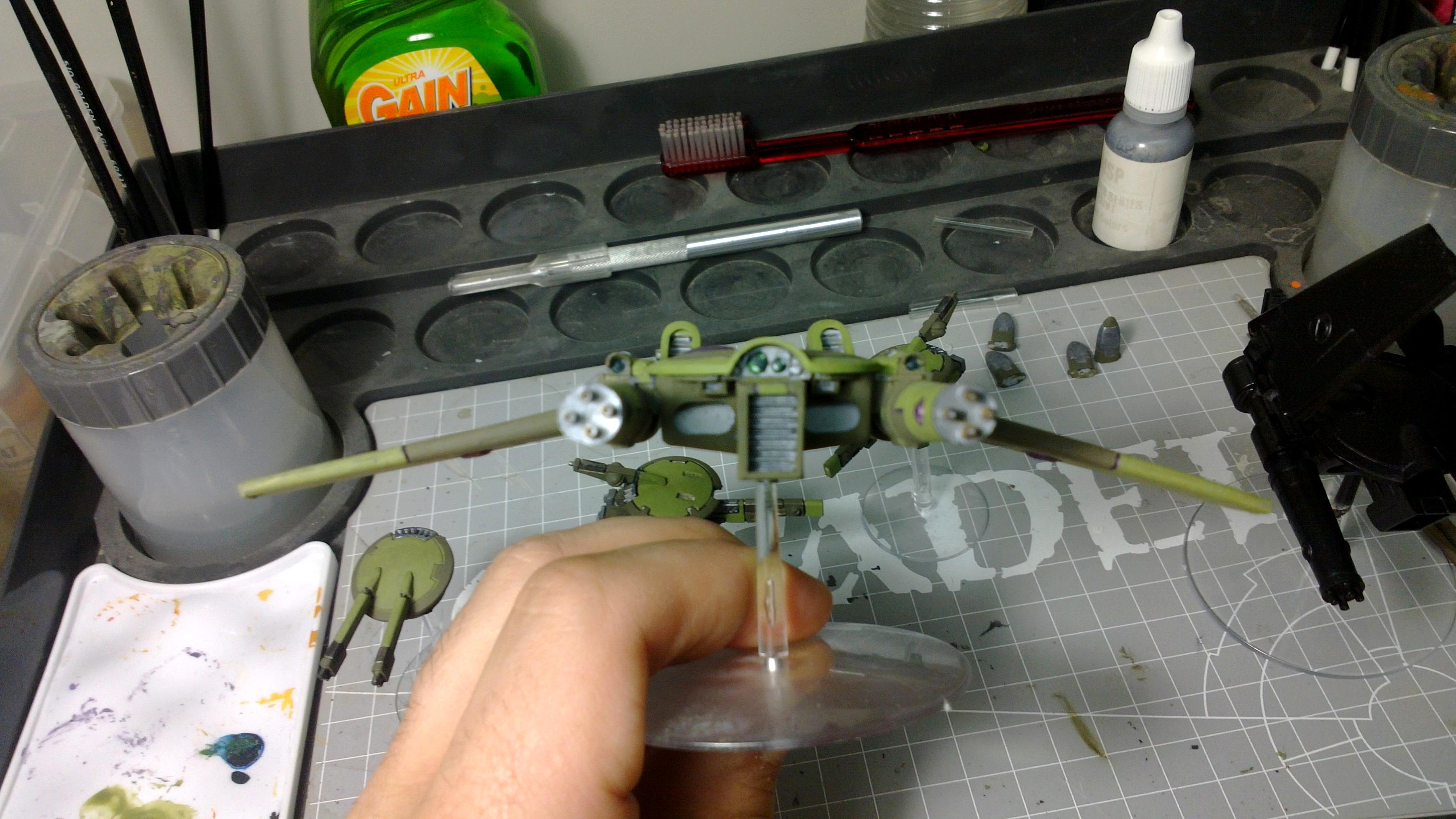Drone, Flyer, Remora, Snipers, Tau