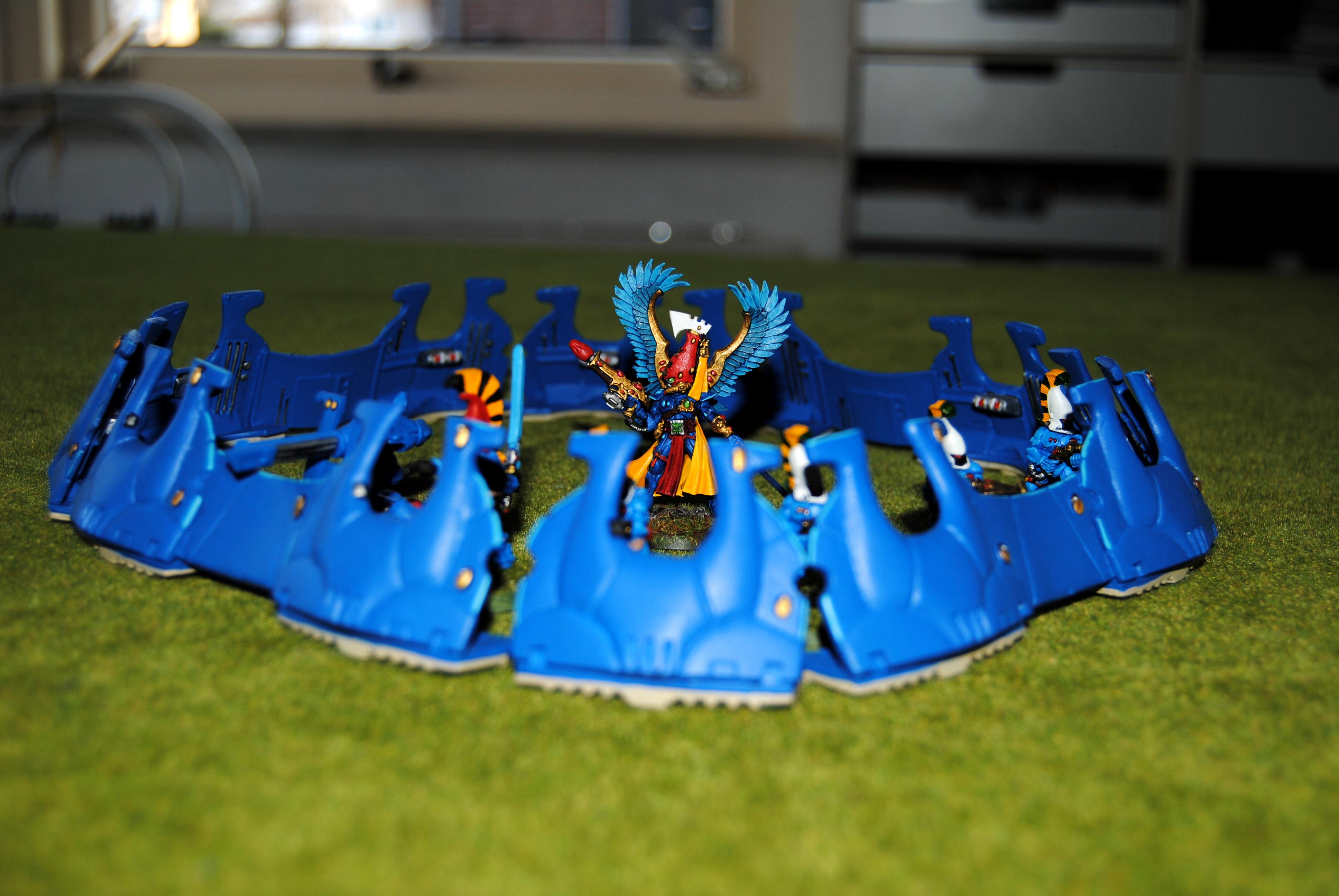 Aegis Defense Line, Alaitoc, Autarch, Dire Avengers, Eldar, Exarch