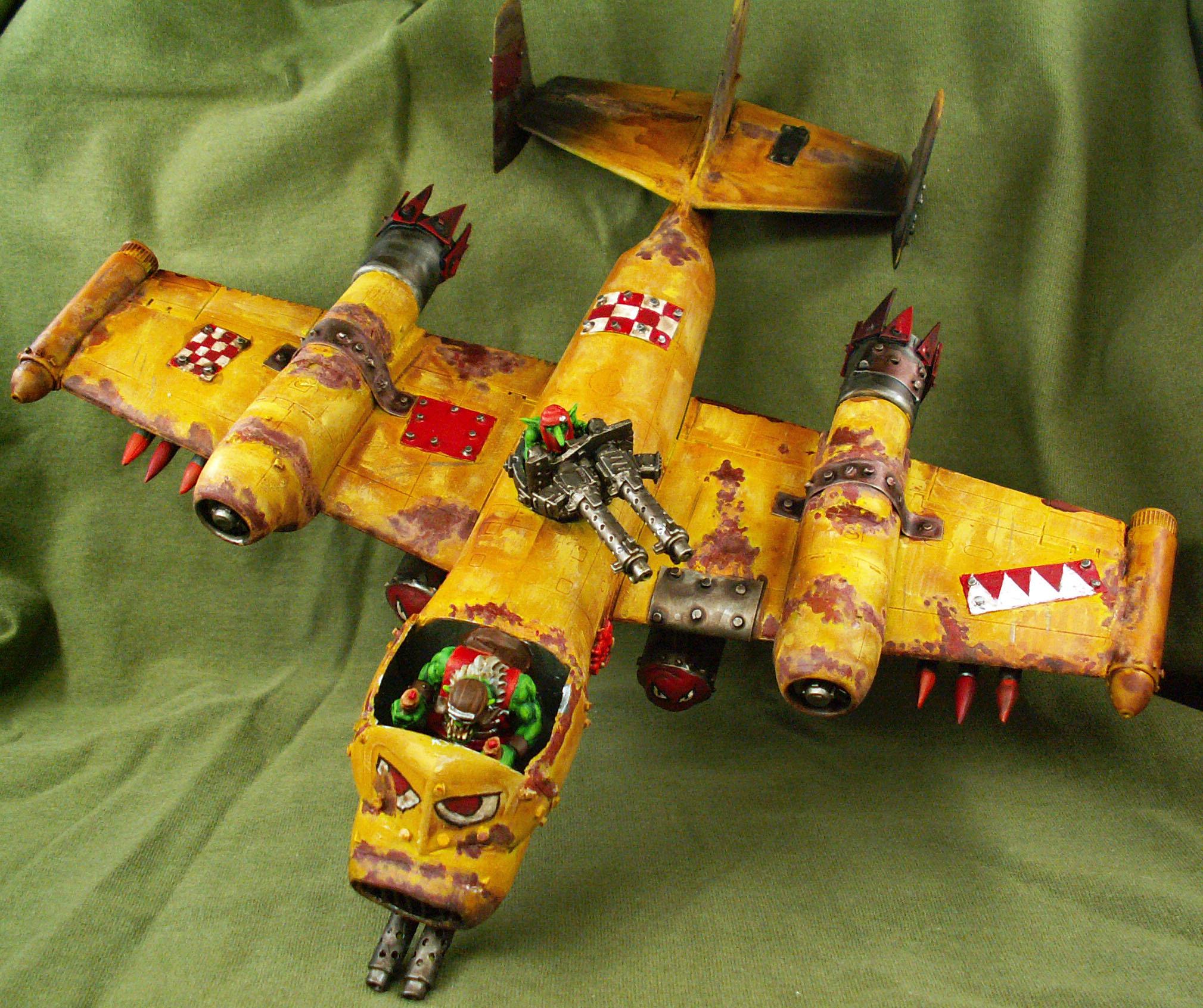 Burna Bomber, Conversion, Kitbash, Orks