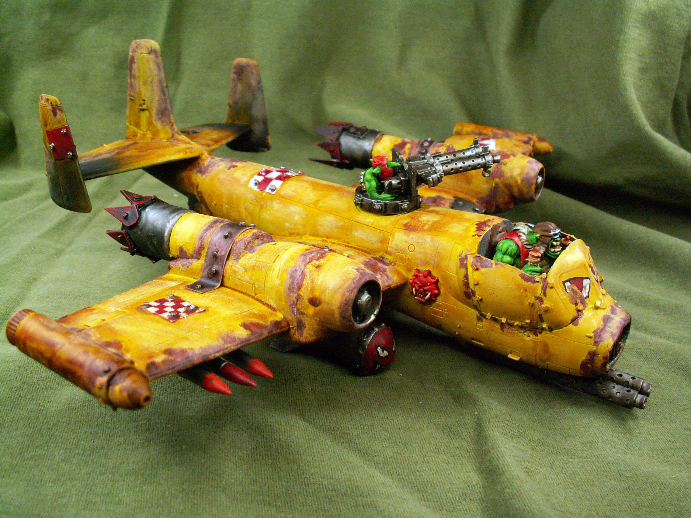 Burna Bomber, Conversion, Kitbash, Orks