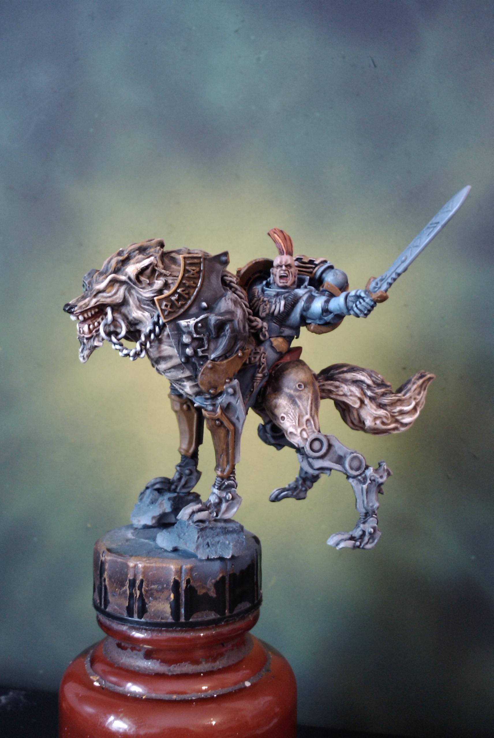 Cavalry, Cyber Wolf, Space Marines, Space Wolves
