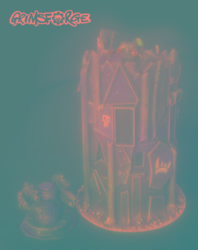 ORK BASTION TOWER WITH AA GUNS