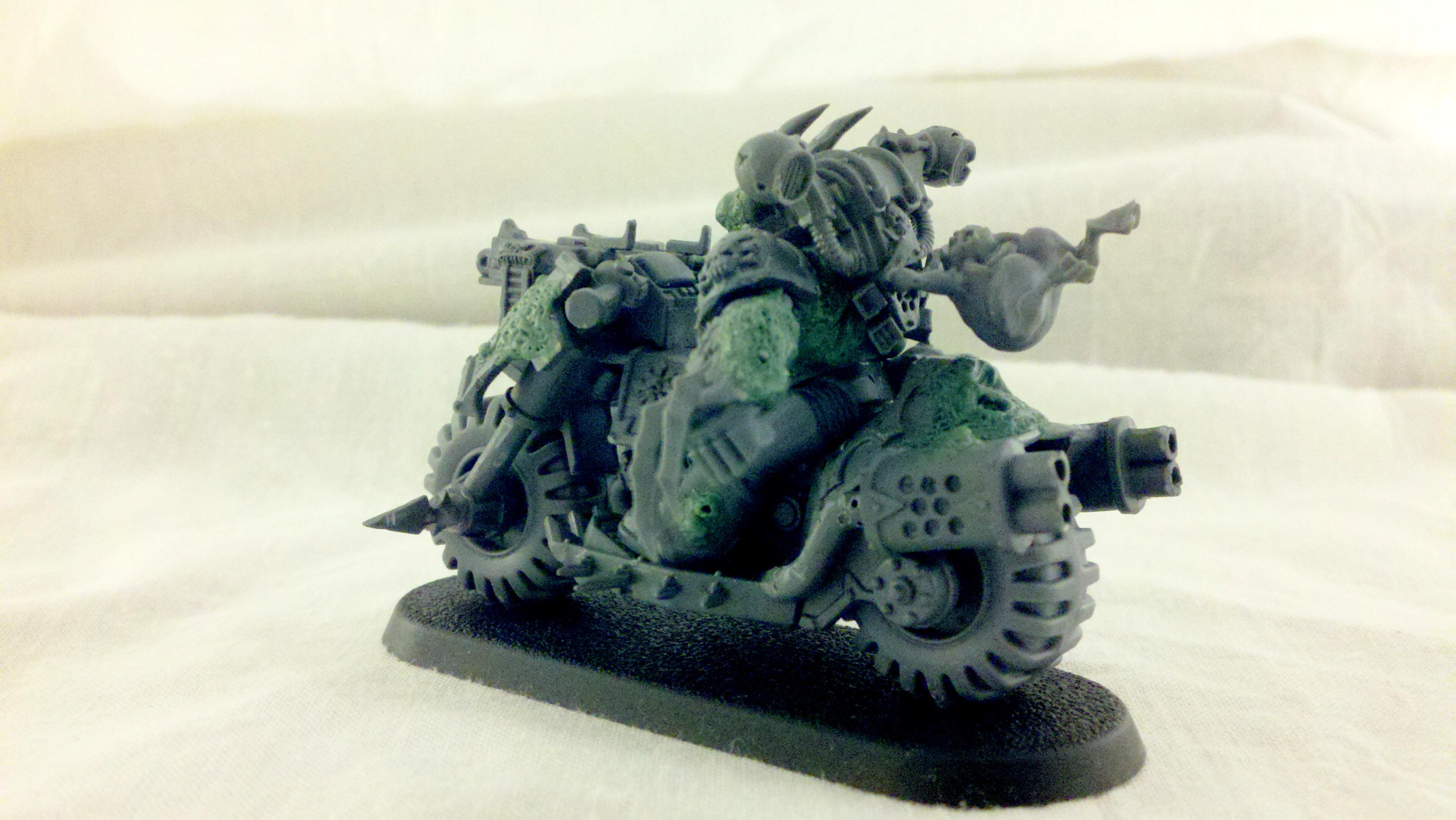 Bike, Chaos, Chaos Lord, Lightning Claw, Nurgle