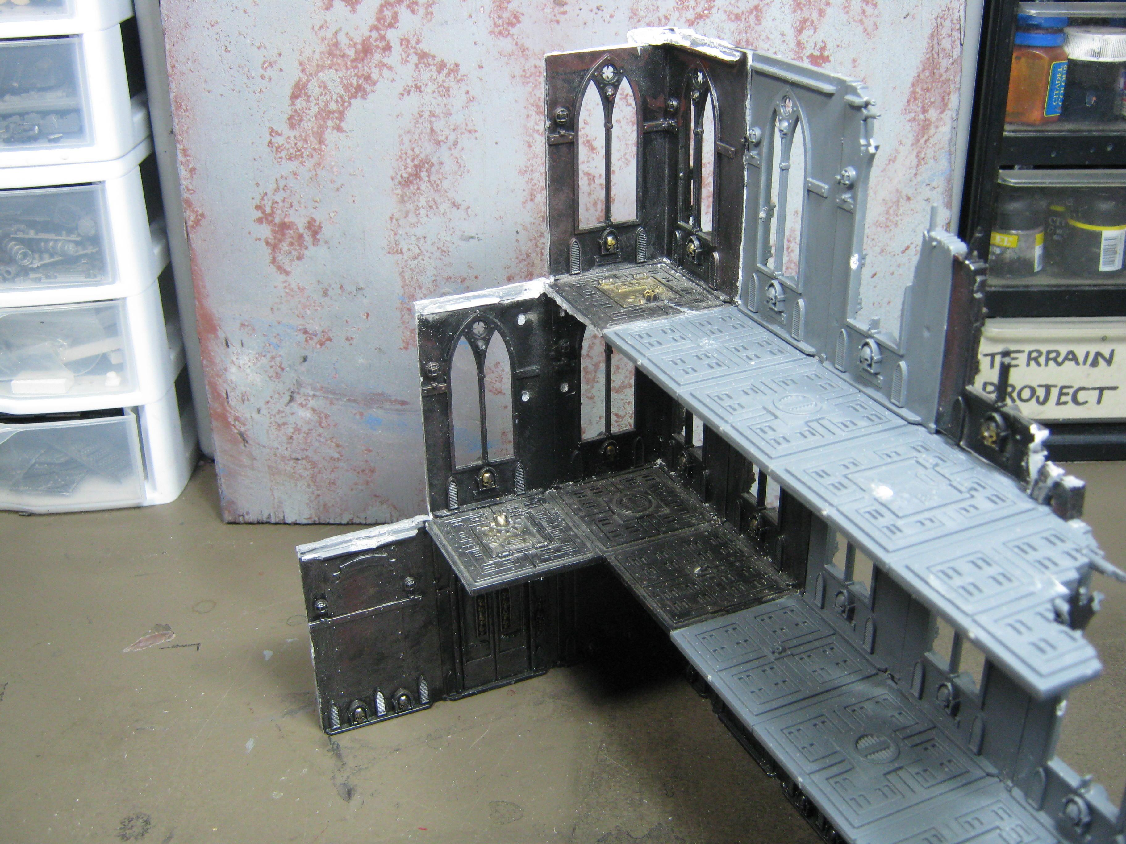 Basilica, Conversion, Imperial Sector, Ruins, Terrain, Warhammer 40,000