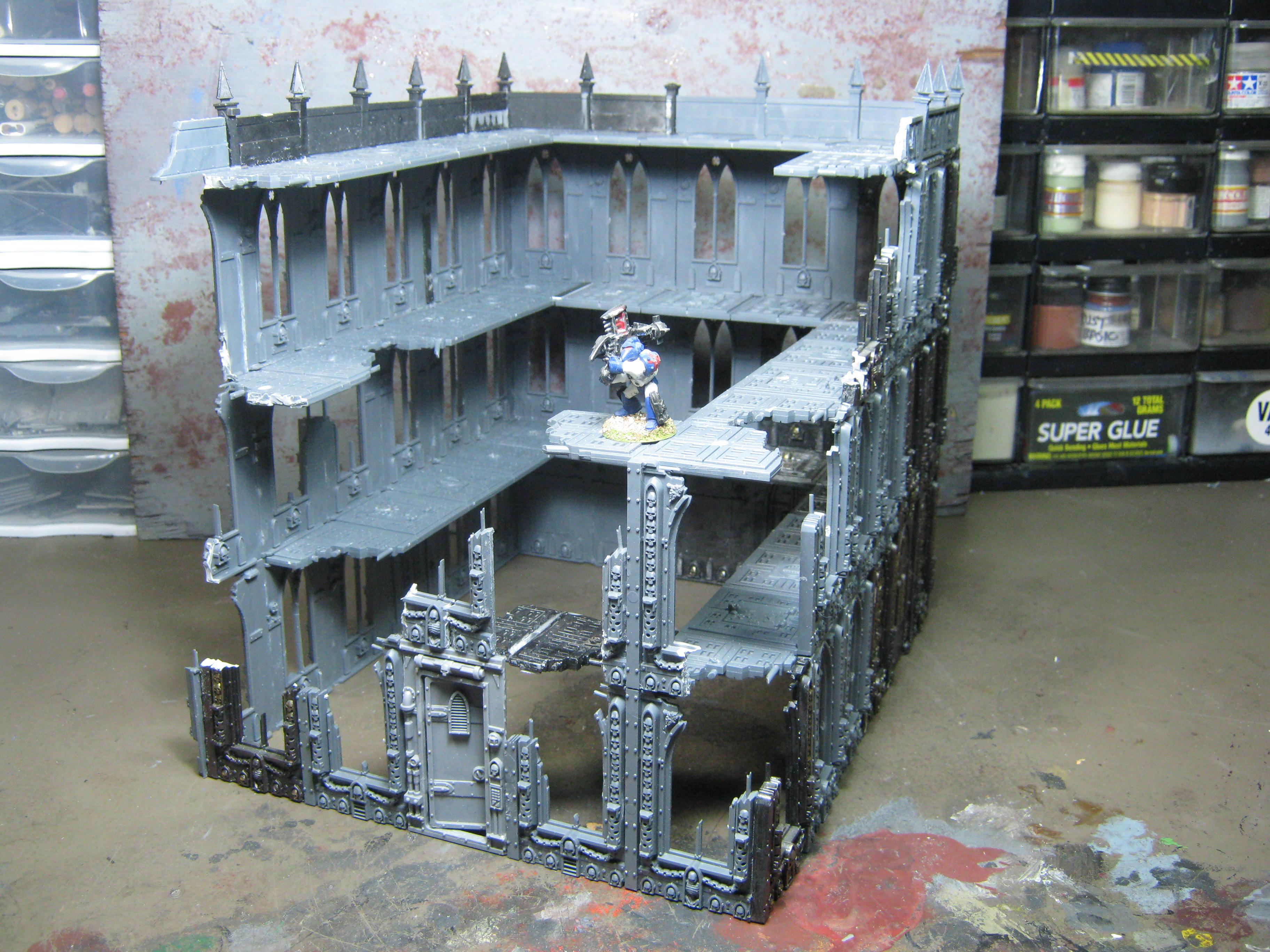 Basilica, Conversion, Imperial Sector, Ruins, Terrain, Warhammer 40,000