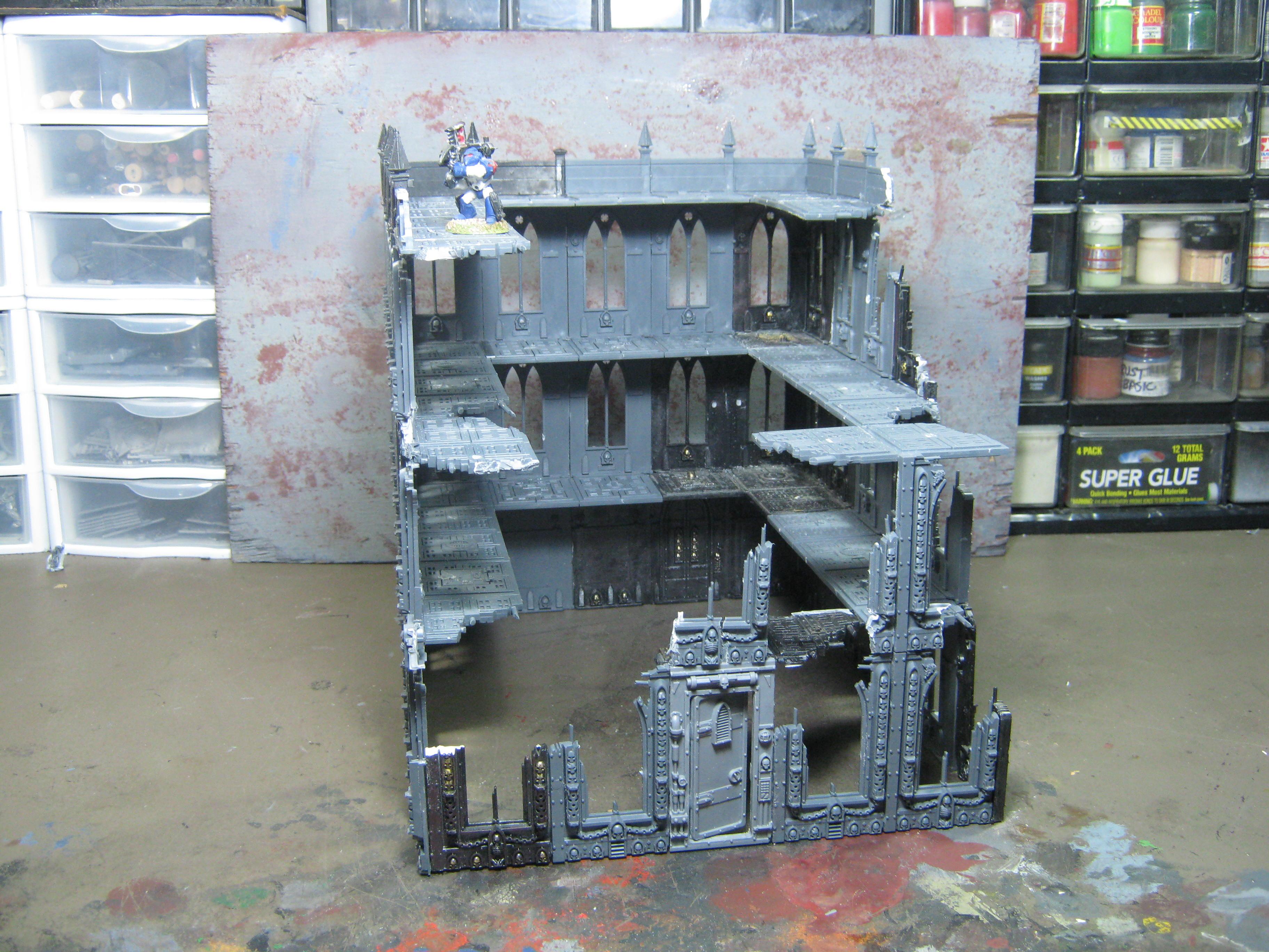 Basilica, Conversion, Imperial Sector, Ruins, Terrain, Warhammer 40,000