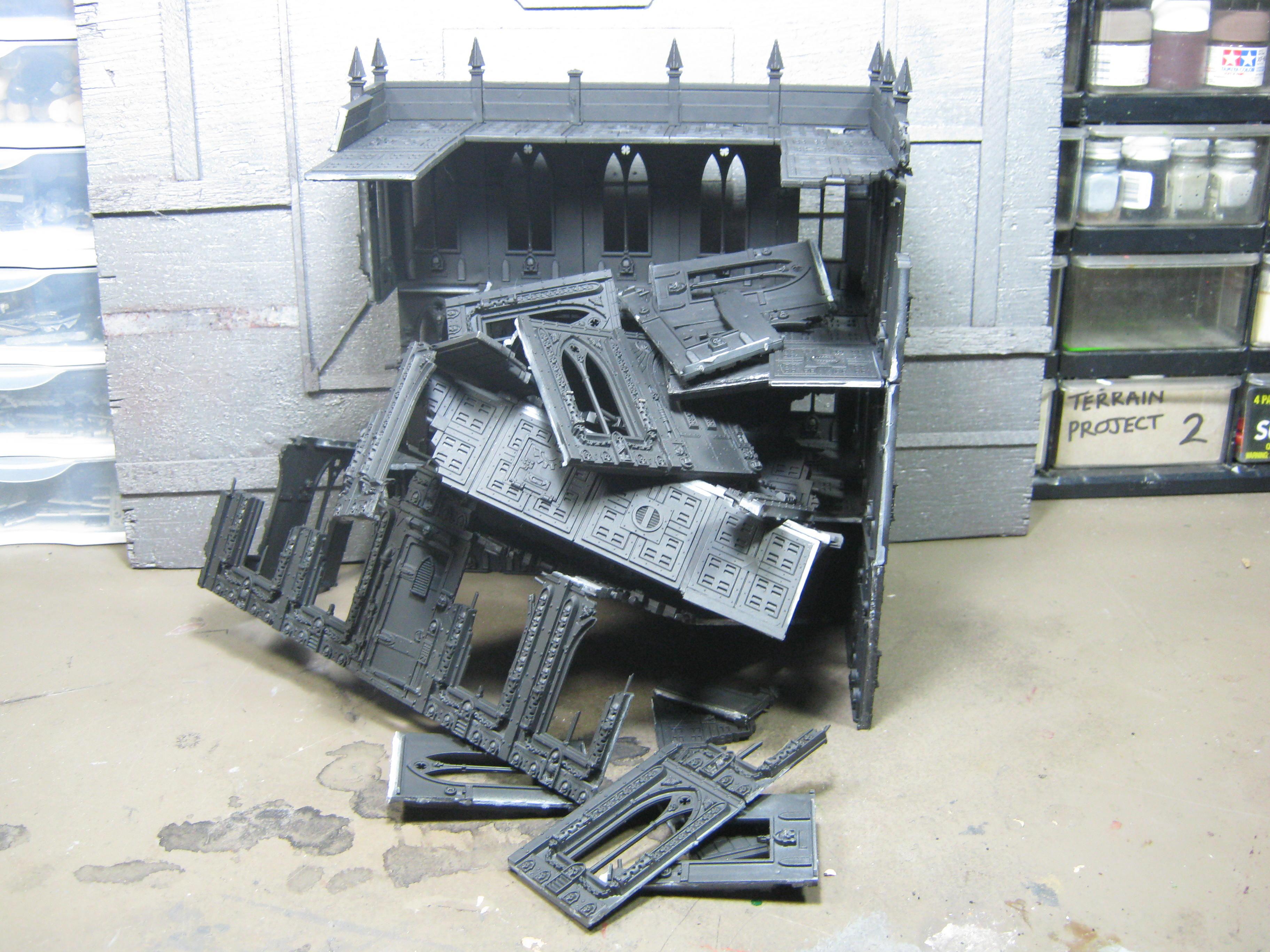 Basilica, Conversion, Imperial Sector, Ruins, Terrain, Warhammer 40,000