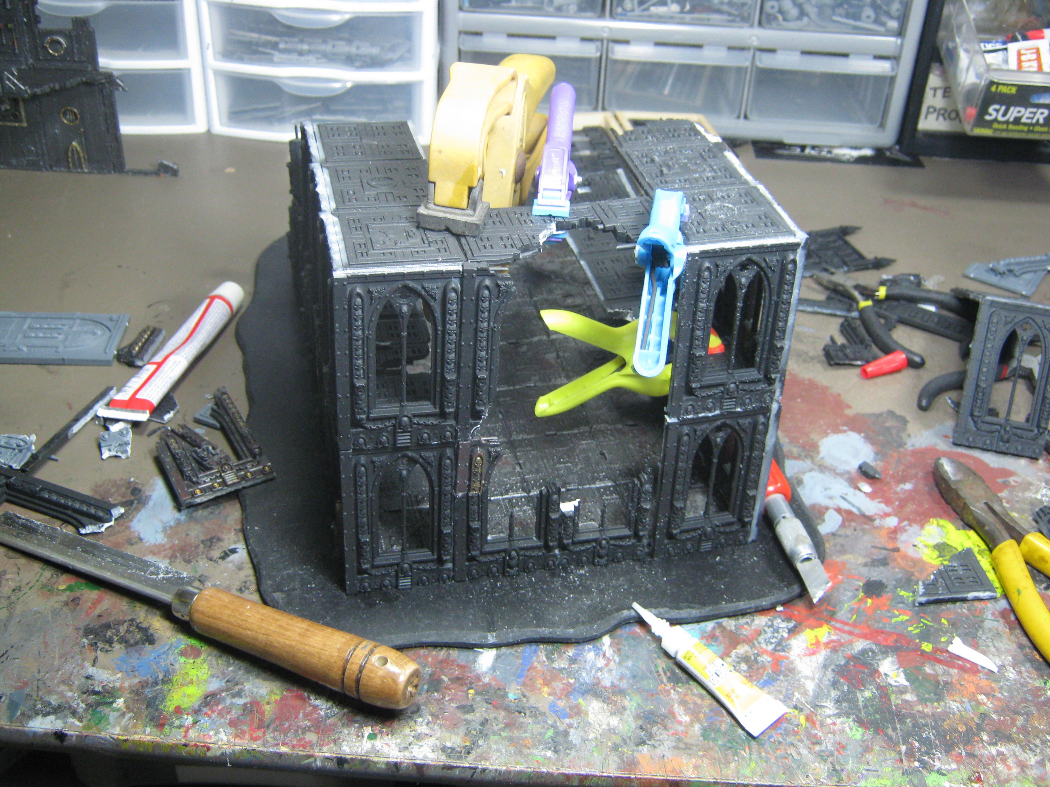 Basilica, Conversion, Imperial Sector, Ruins, Terrain, Warhammer 40,000