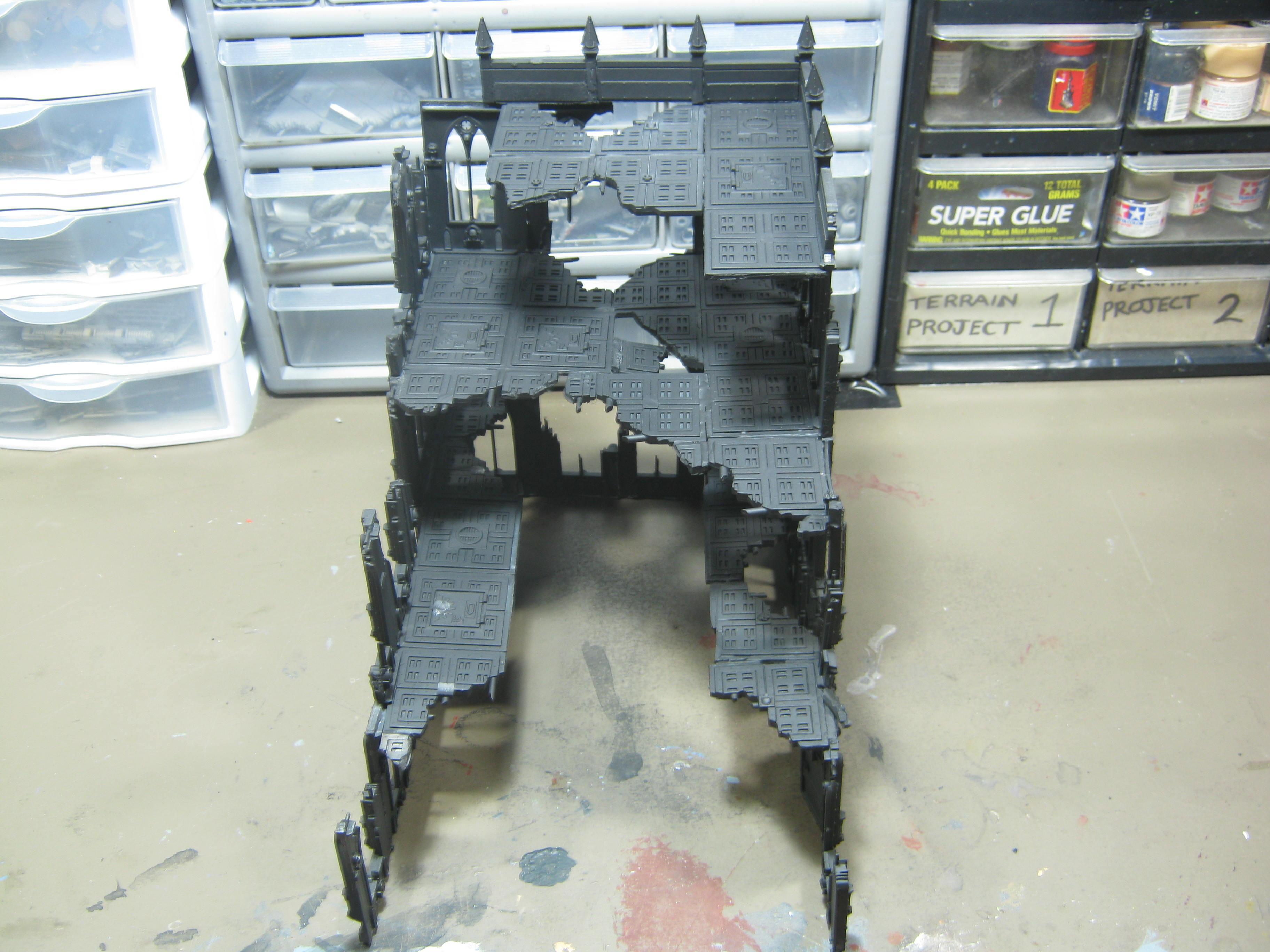 Basilica, Conversion, Imperial Sector, Ruins, Terrain, Warhammer 40,000