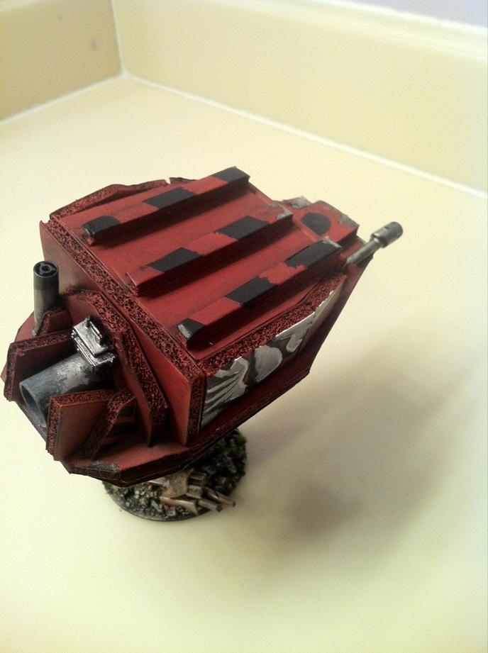 Scratch built landspeeder, First attempt at a freehand