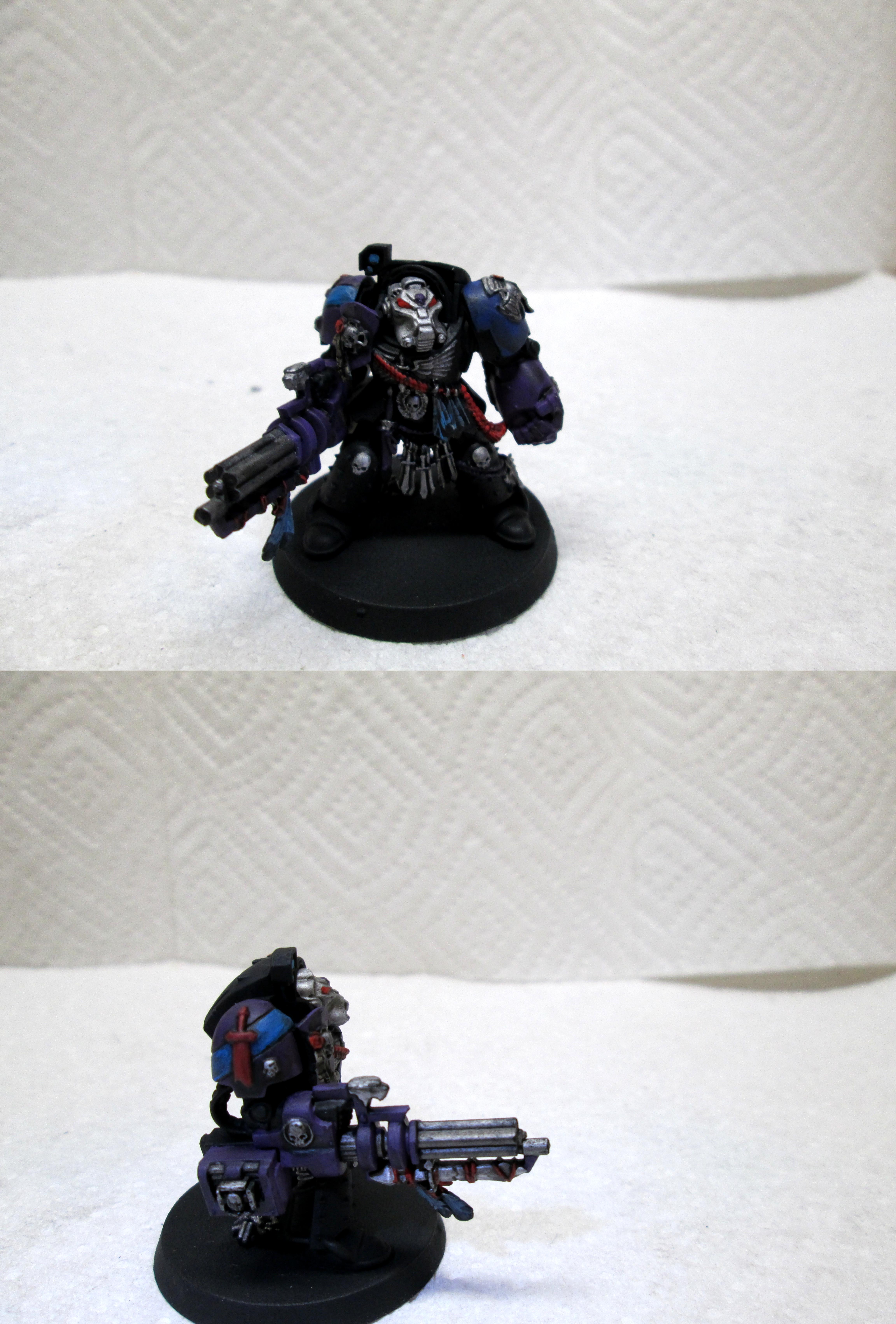 Assault Cannon, Critique, Custom, Finished, Minis, Painted, Space Marines, Terminator Armor, Terminator Squad, Warhammer 40,000