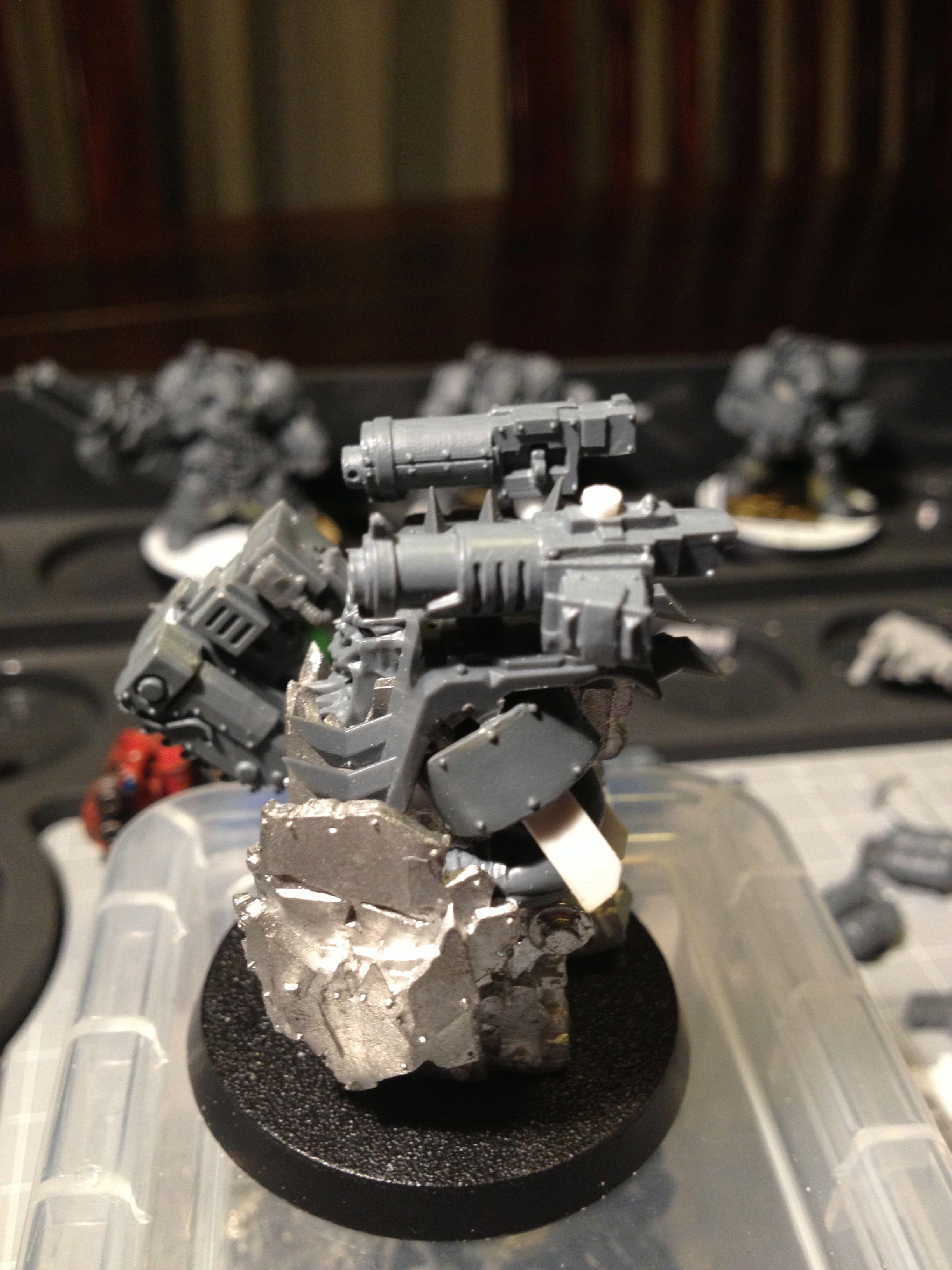 Da Dark Angelz, Meganob, Orks, Work In Progress