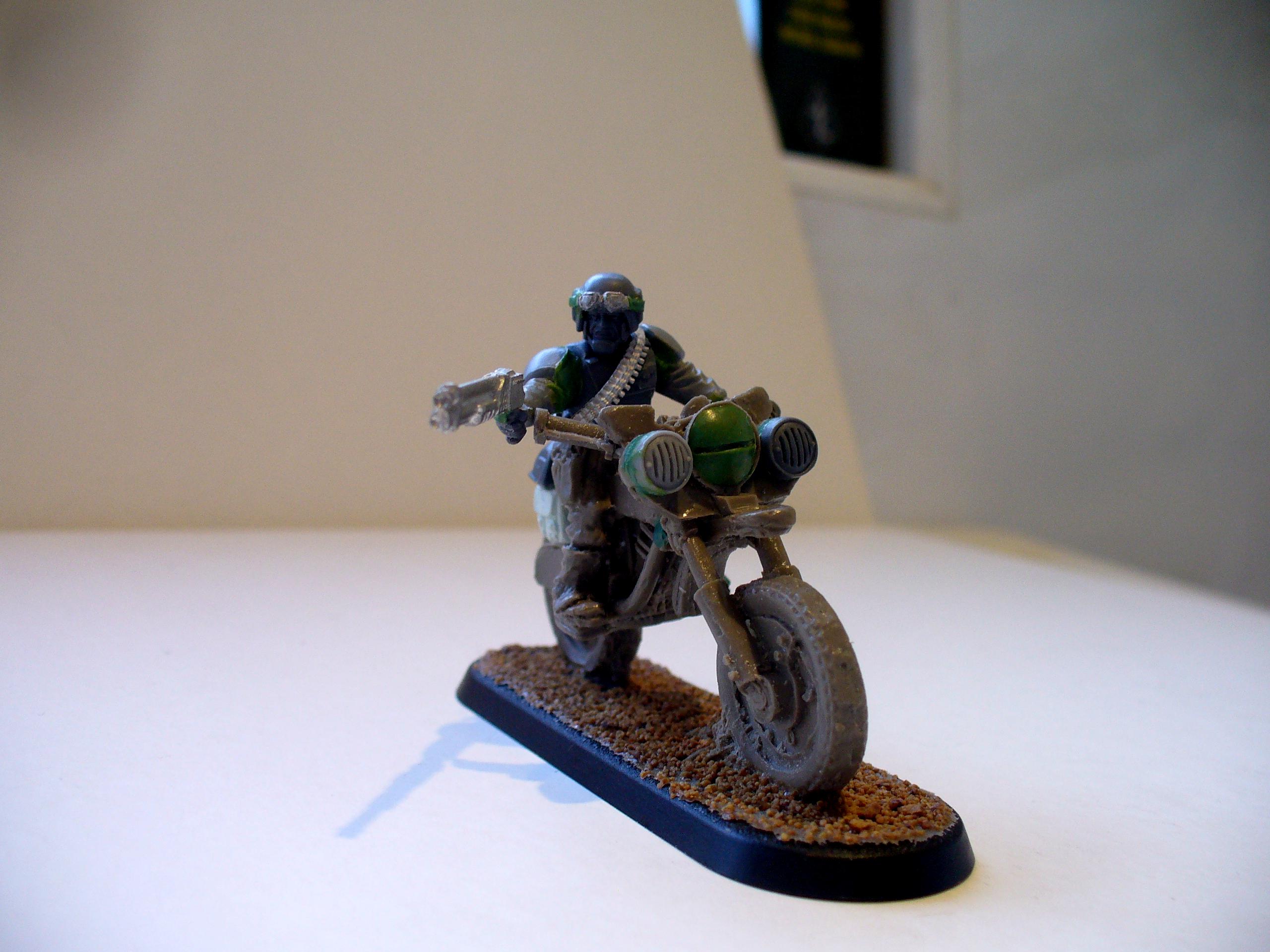 Ammo Belt, Bandolier, Bike, Cadians, Goggles, Imperial Guard, Ramshackle, Roughrider, Shotgun, Victoria Miniatures