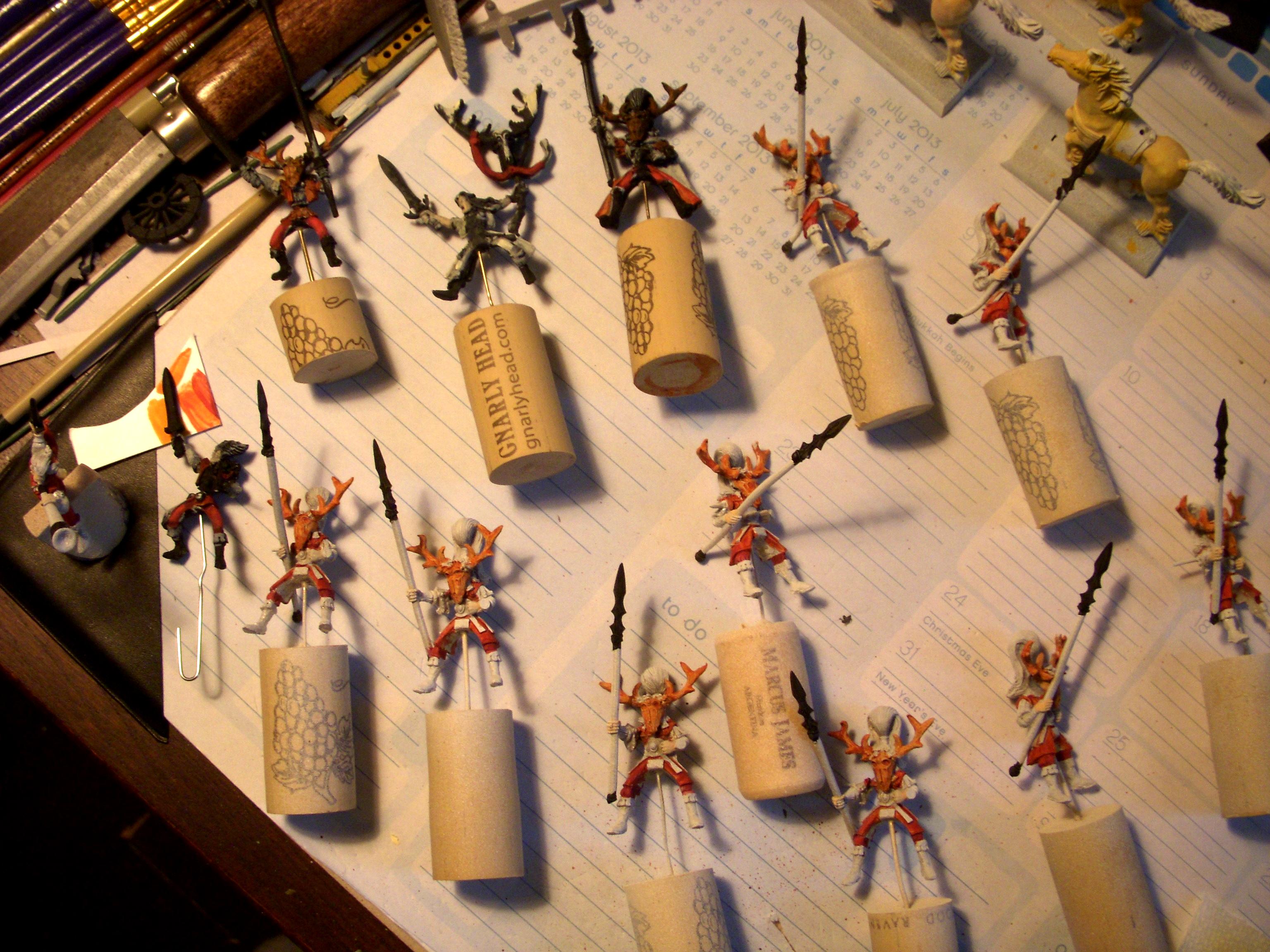 Conversion, Glade Riders, Warhammer Fantasy, Wfb, Wood Elves, Work In Progress