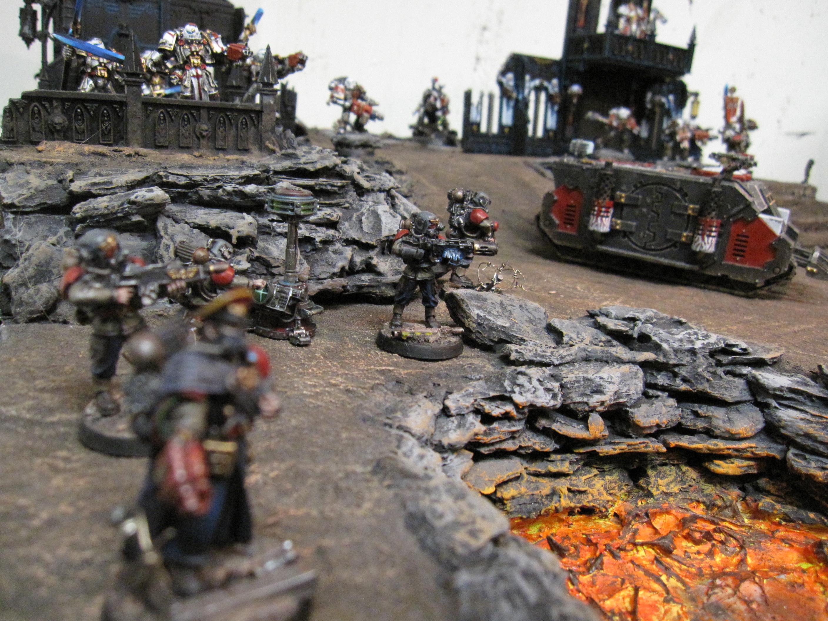 Armies, Diorama, Gk, Lava, On Parade