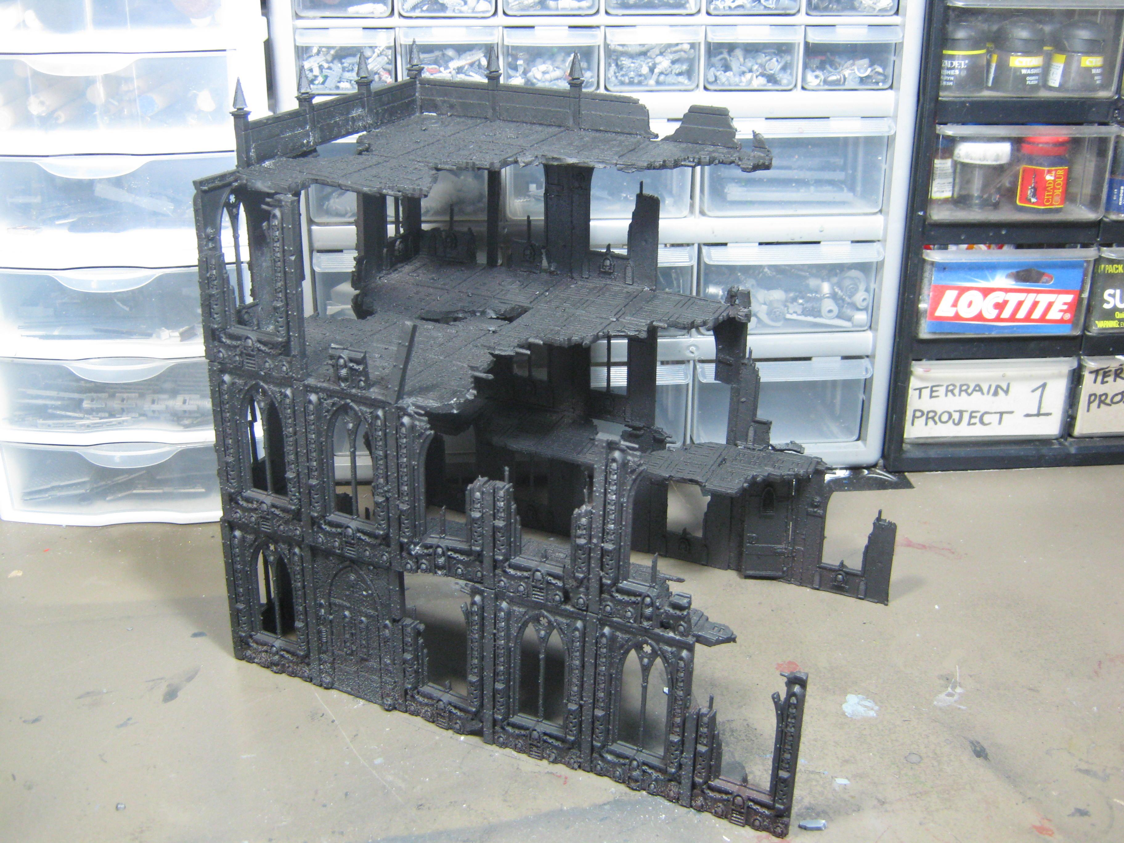 Basilica, Conversion, Imperial Sector, Ruins, Terrain, Warhammer 40,000