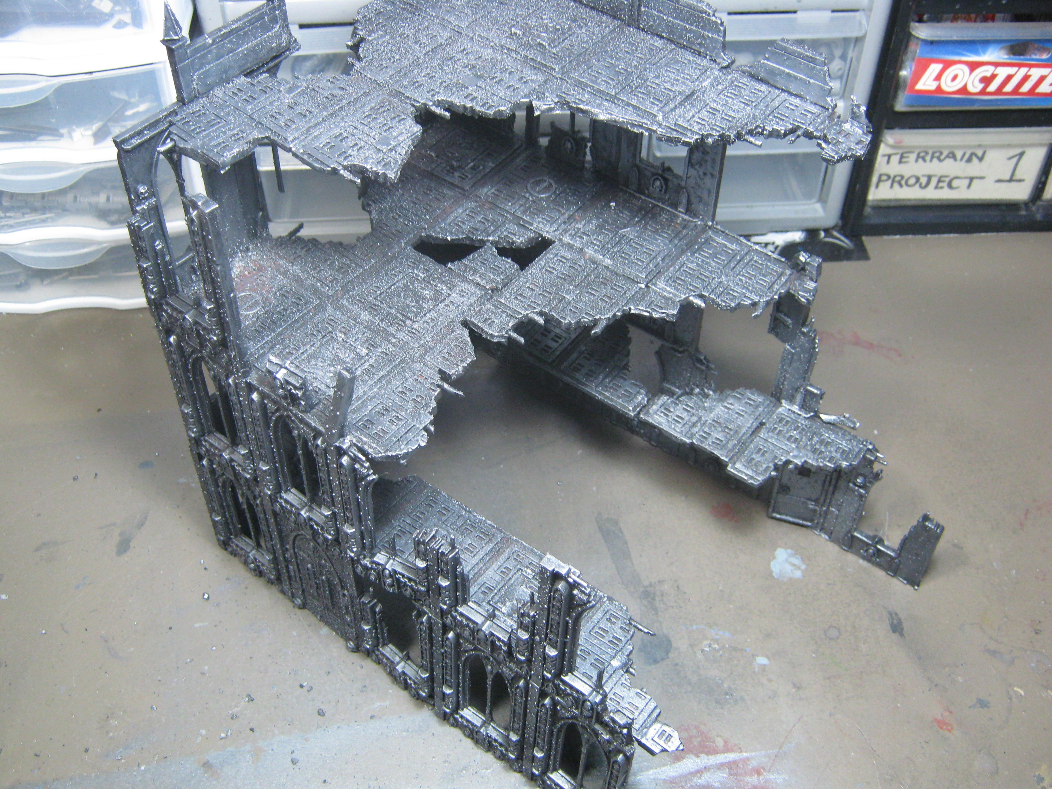 Basilica, Conversion, Imperial Sector, Ruins, Terrain, Warhammer 40,000