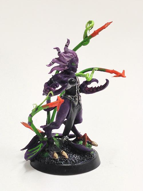 Daemonettes, Daemonettes Of Slaanesh, Jungle Base, Warhammer 40,000