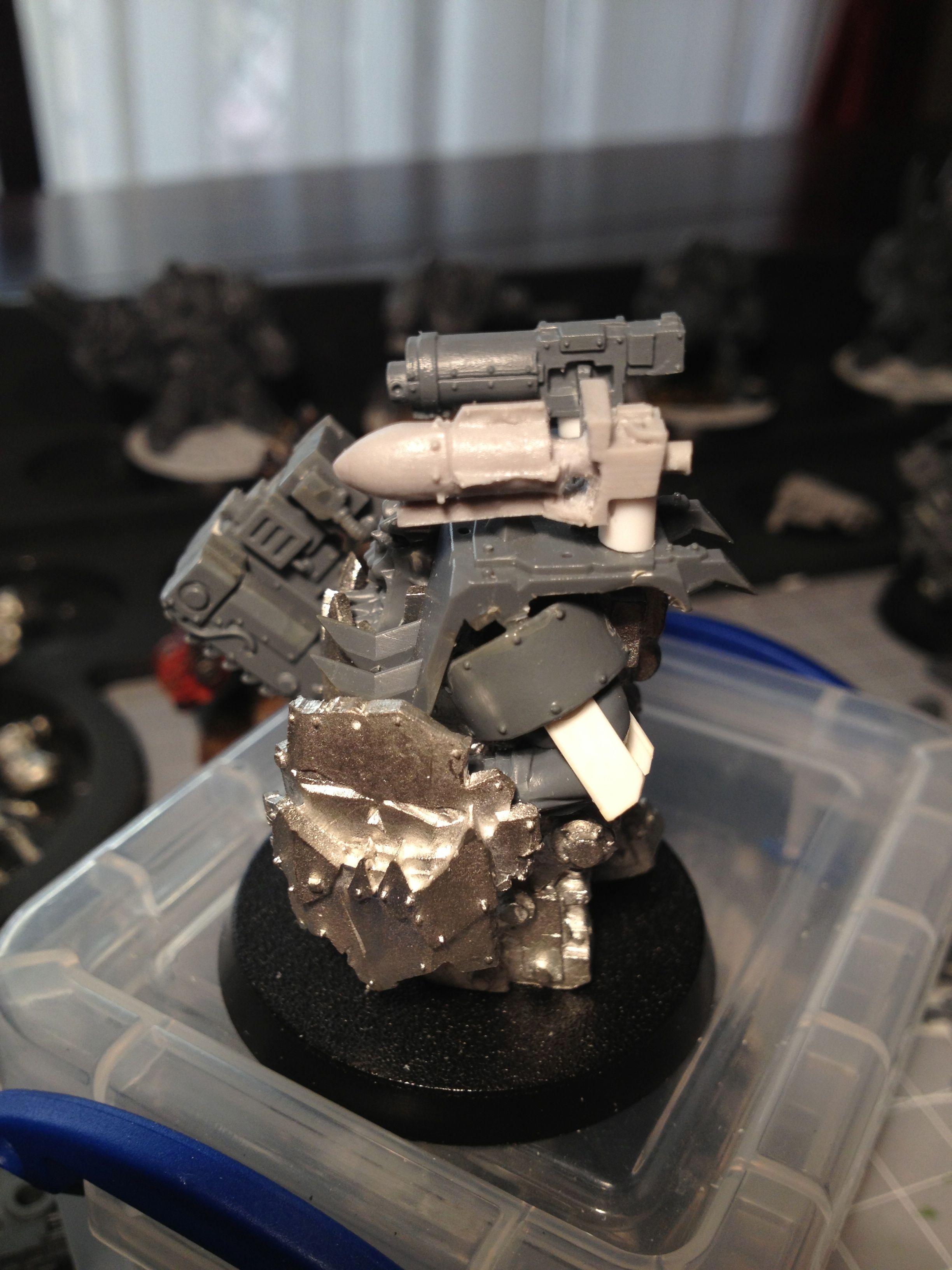 Da Dark Angelz, Meganob, Orks, Work In Progress