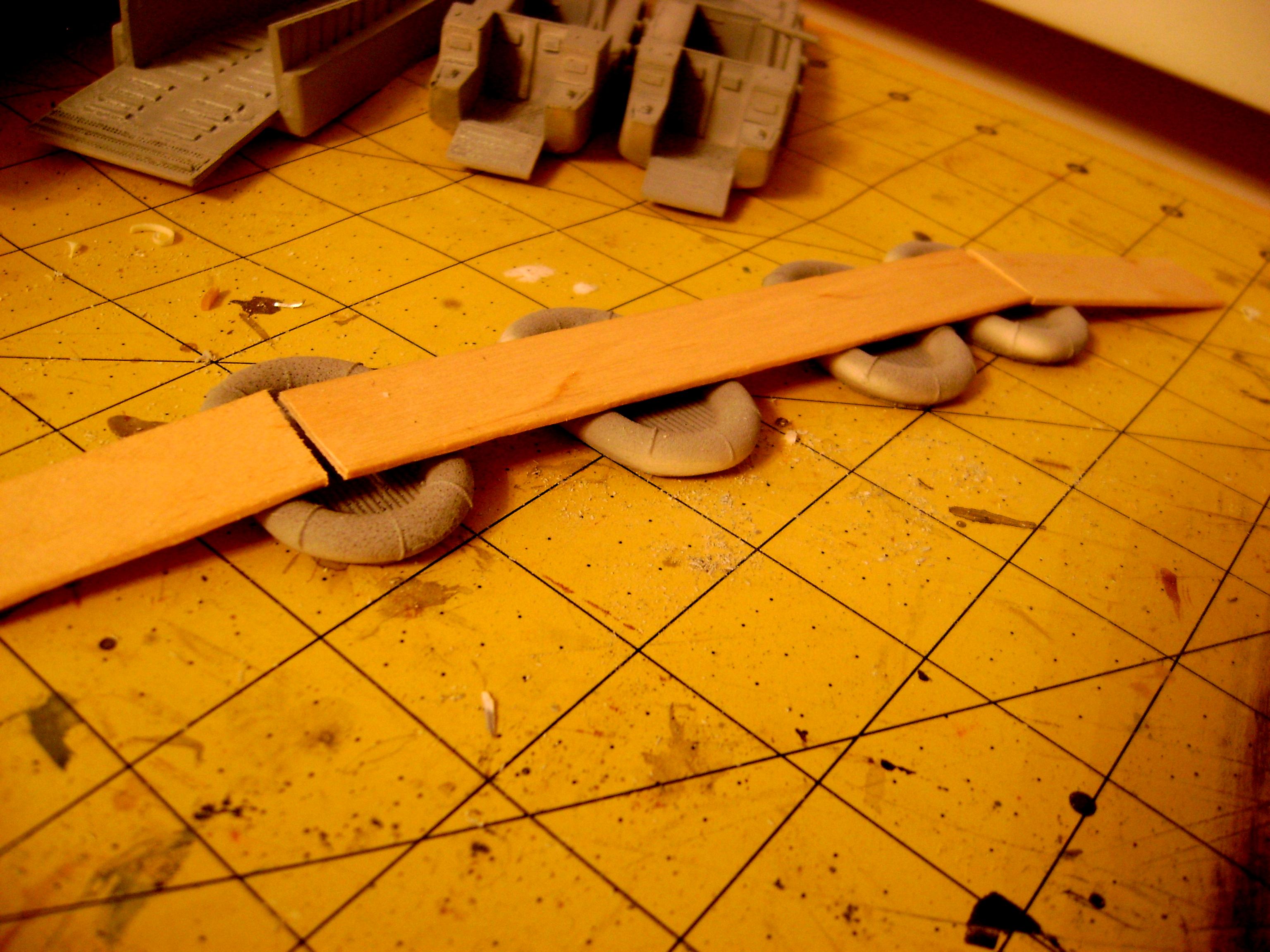Improvised Pontoon bridge