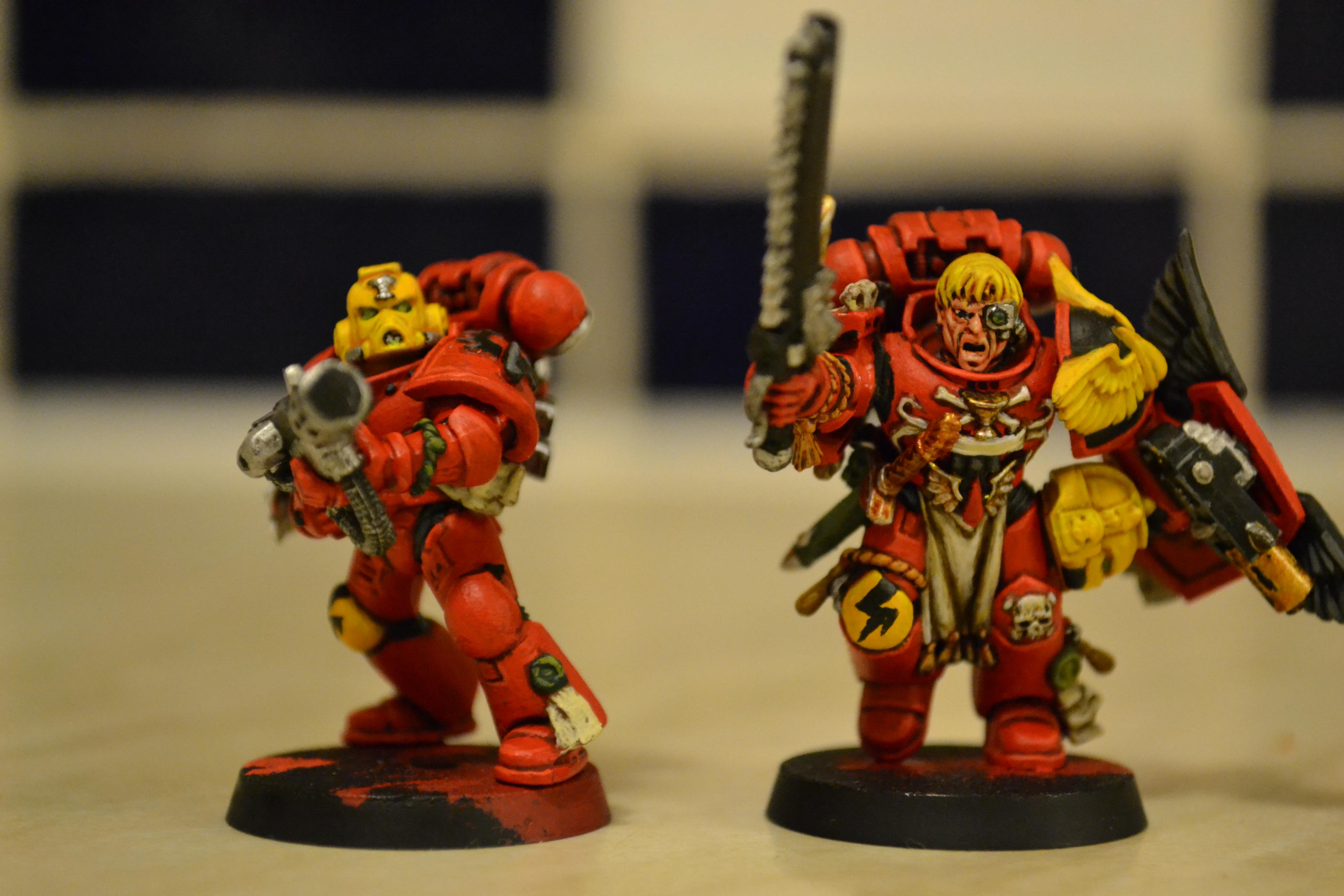 Two completed marines