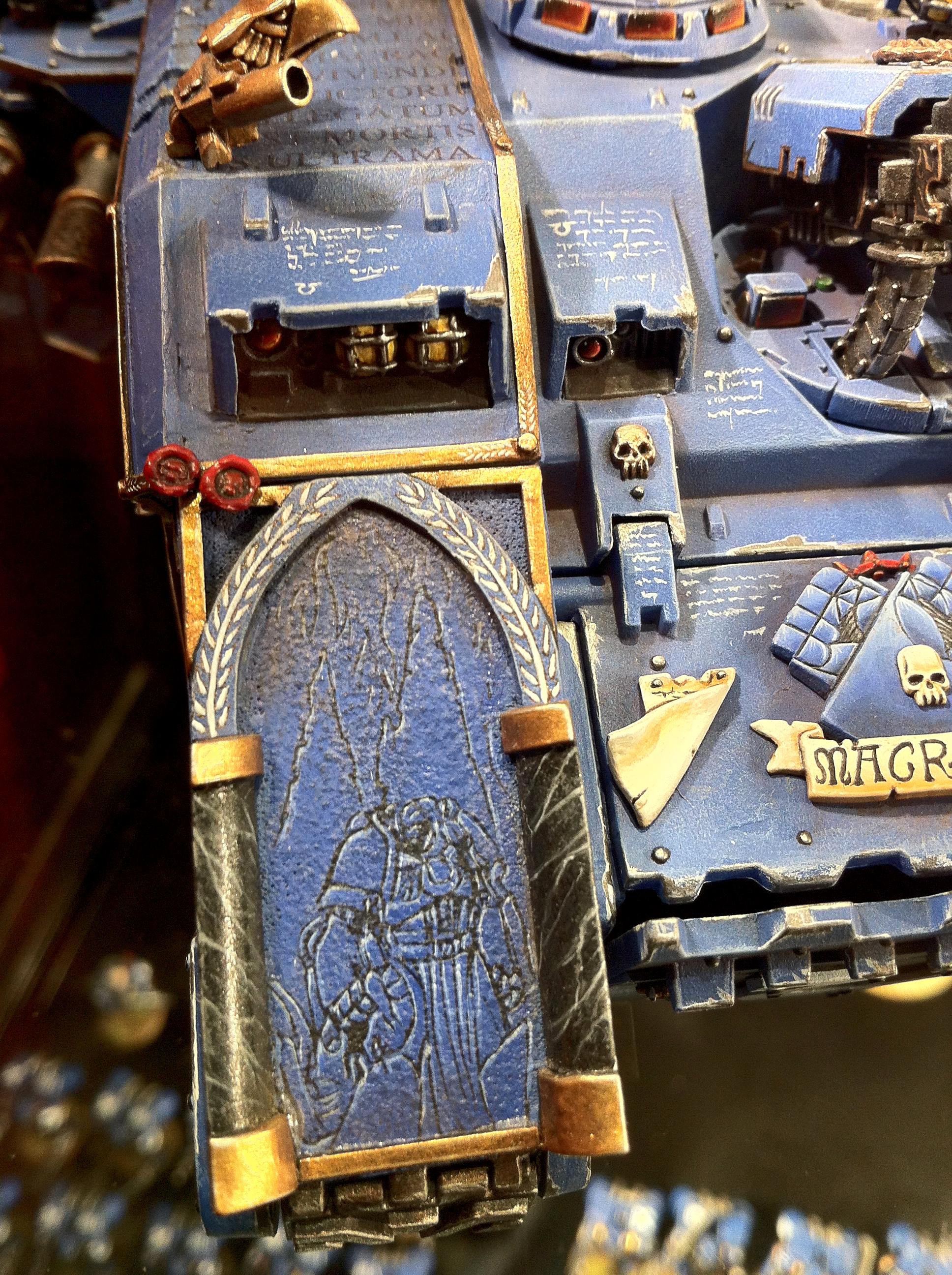 Battle Brothers, Freehand, Land Raider, Pro-painted, Warhammer World