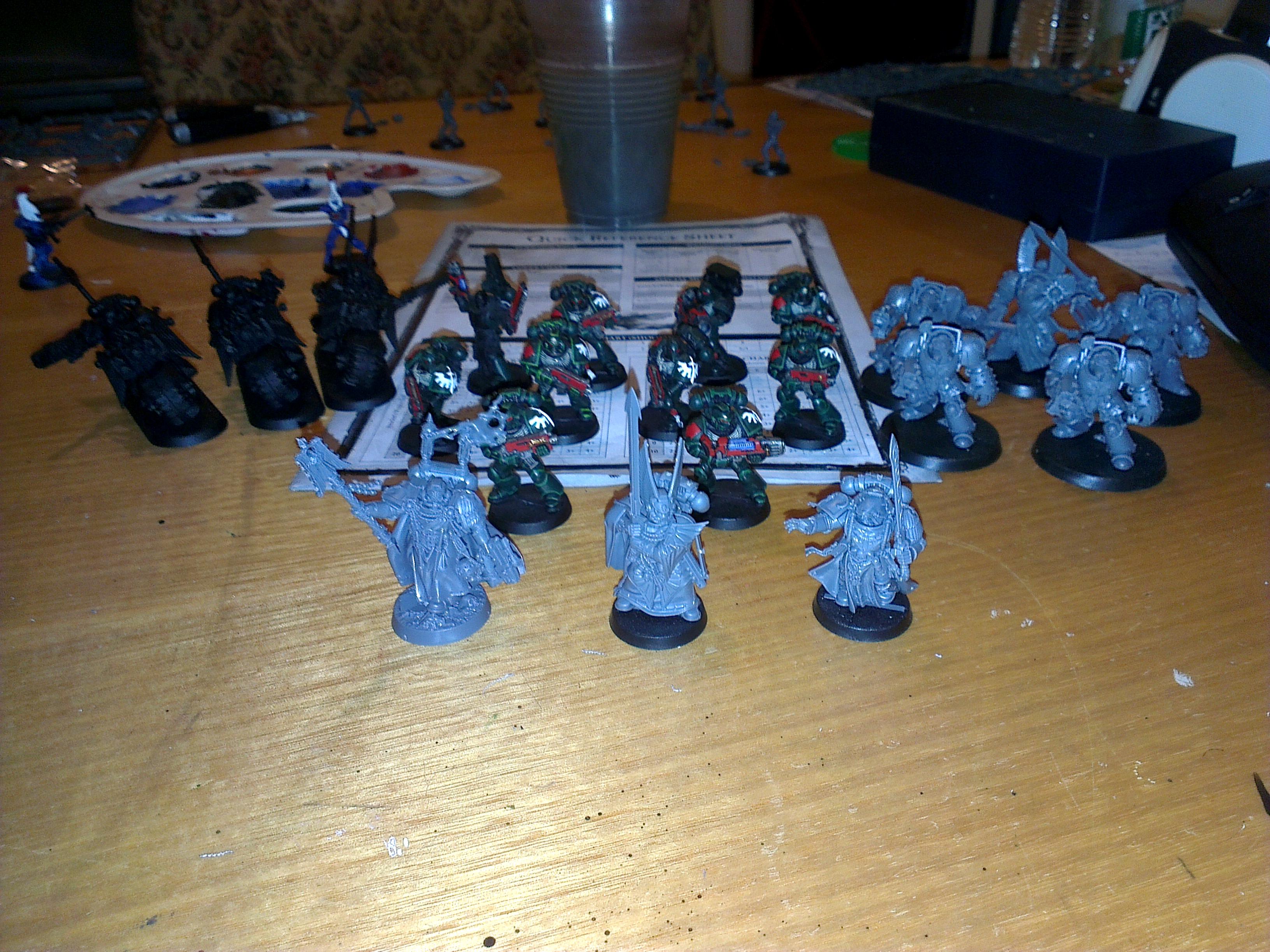 5th Company, Dark Angels, Dark Vengeance, Space Marines, Tactical, Warhammer 40,000, Work In Progress