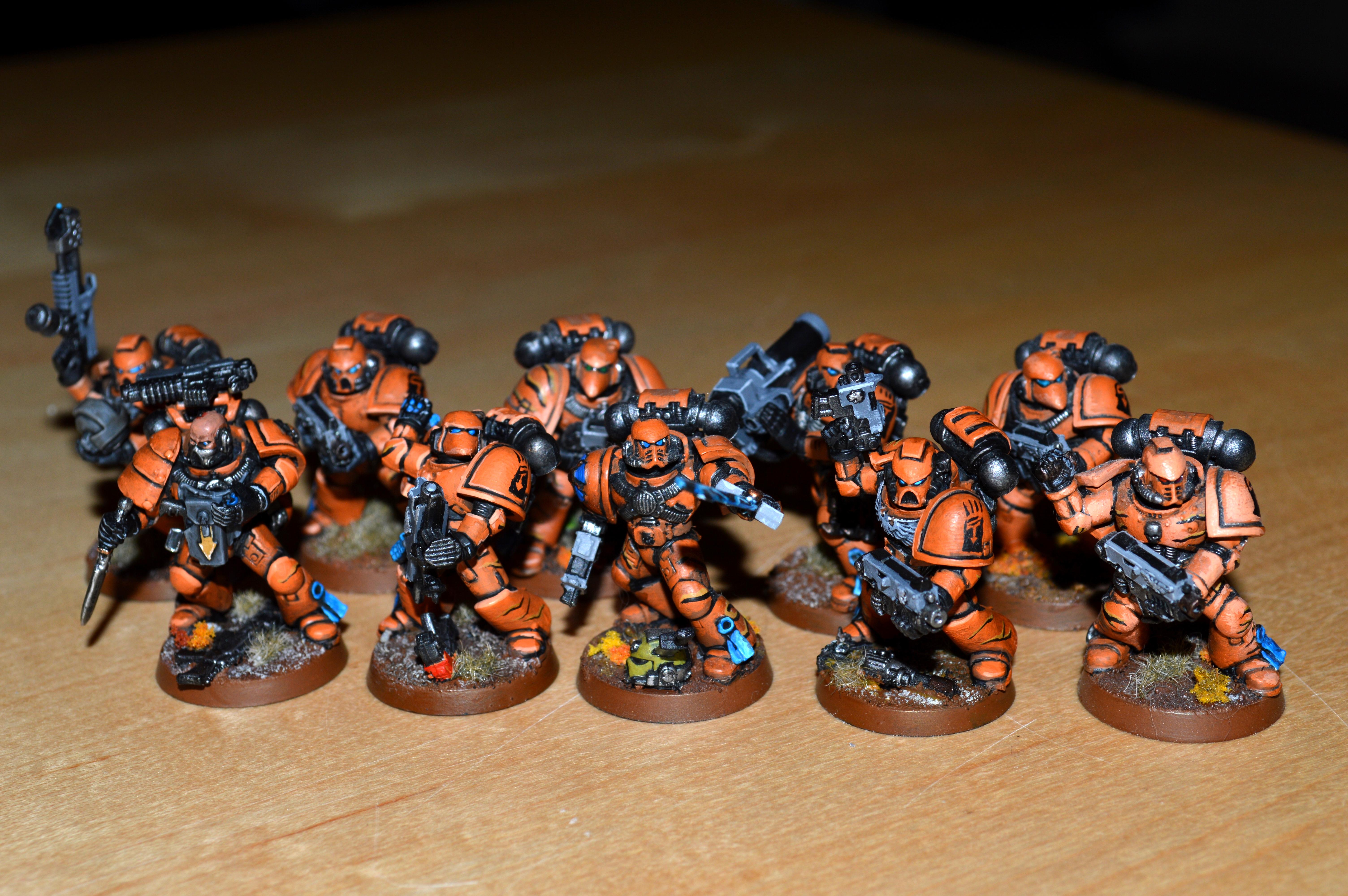 Astartes, Badab War, Space Marines, Tactical Squad, Tiger Claws, Warhammer 40,000