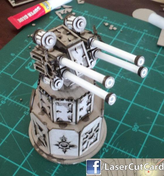 The unpainted quad cannon