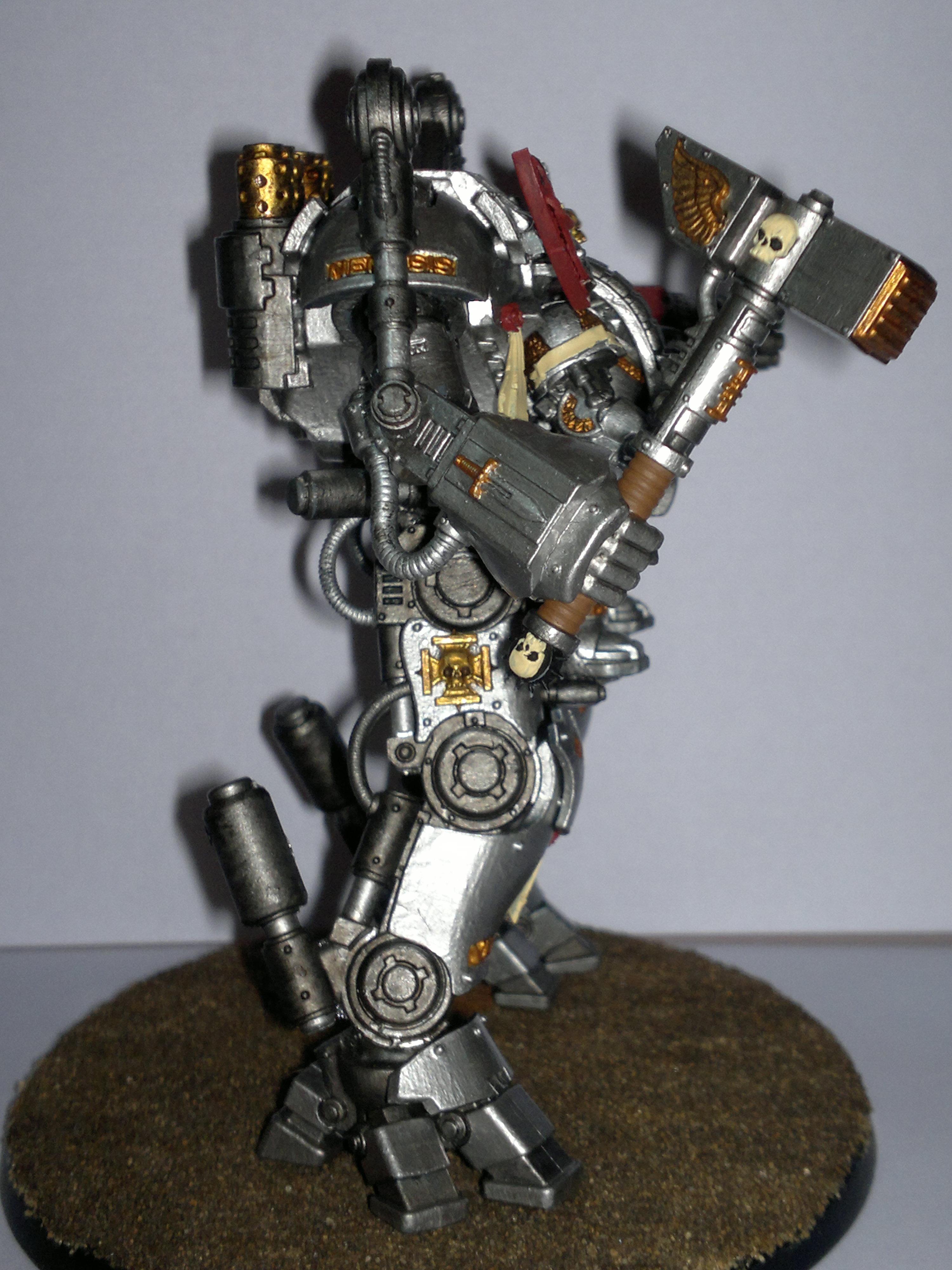 Astartes, Dreadknight, Grey Knights, Ordo Malleus, Silver, Space Marines