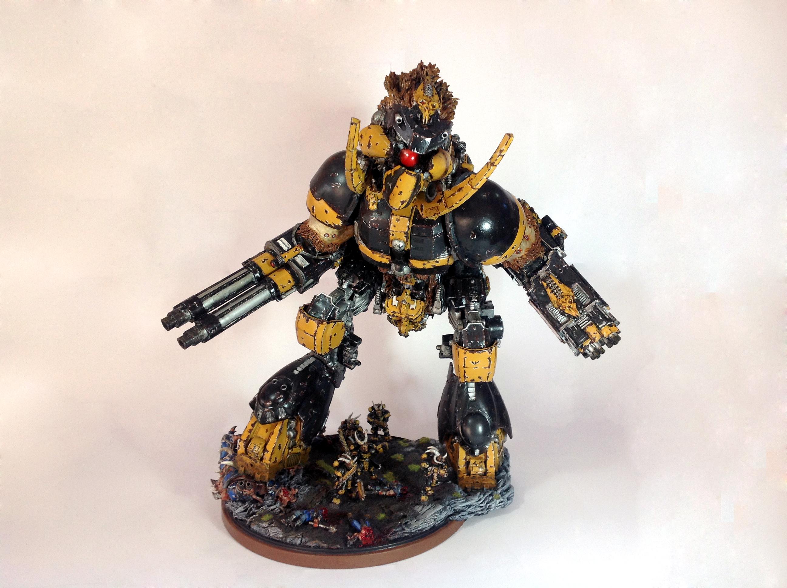 Beast, Beastmen, Cygor, Mercenary, Metal, Pattern, Space, Space Marines, Titan, Warhammer 40,000, Warhound, Wolves