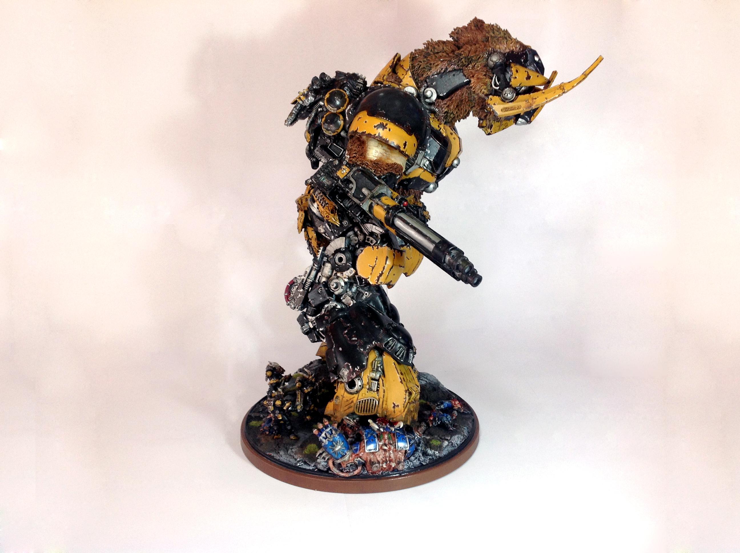 Beast, Beastmen, Cygor, Mercenary, Metal, Pattern, Space, Space Marines, Titan, Warhammer 40,000, Warhound, Wolves