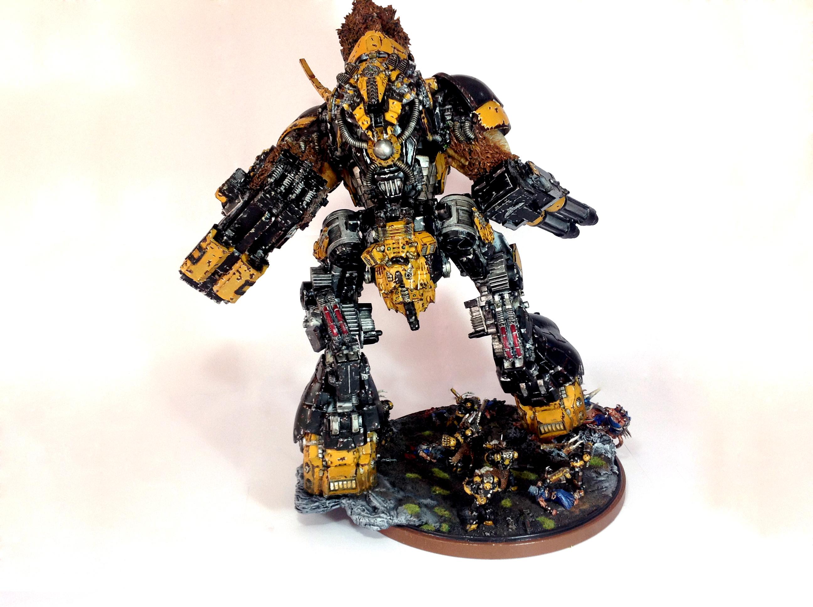 Beast, Beastmen, Cygor, Mercenary, Metal, Pattern, Space, Space Marines, Titan, Warhammer 40,000, Warhound, Wolves