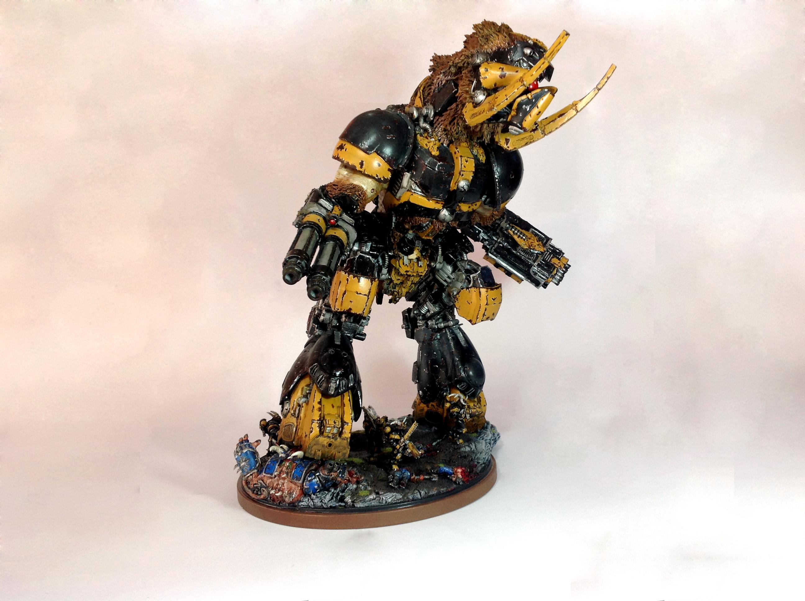 Beast, Beastmen, Cygor, Mercenary, Metal, Pattern, Space, Space Marines, Titan, Warhammer 40,000, Warhound, Wolves